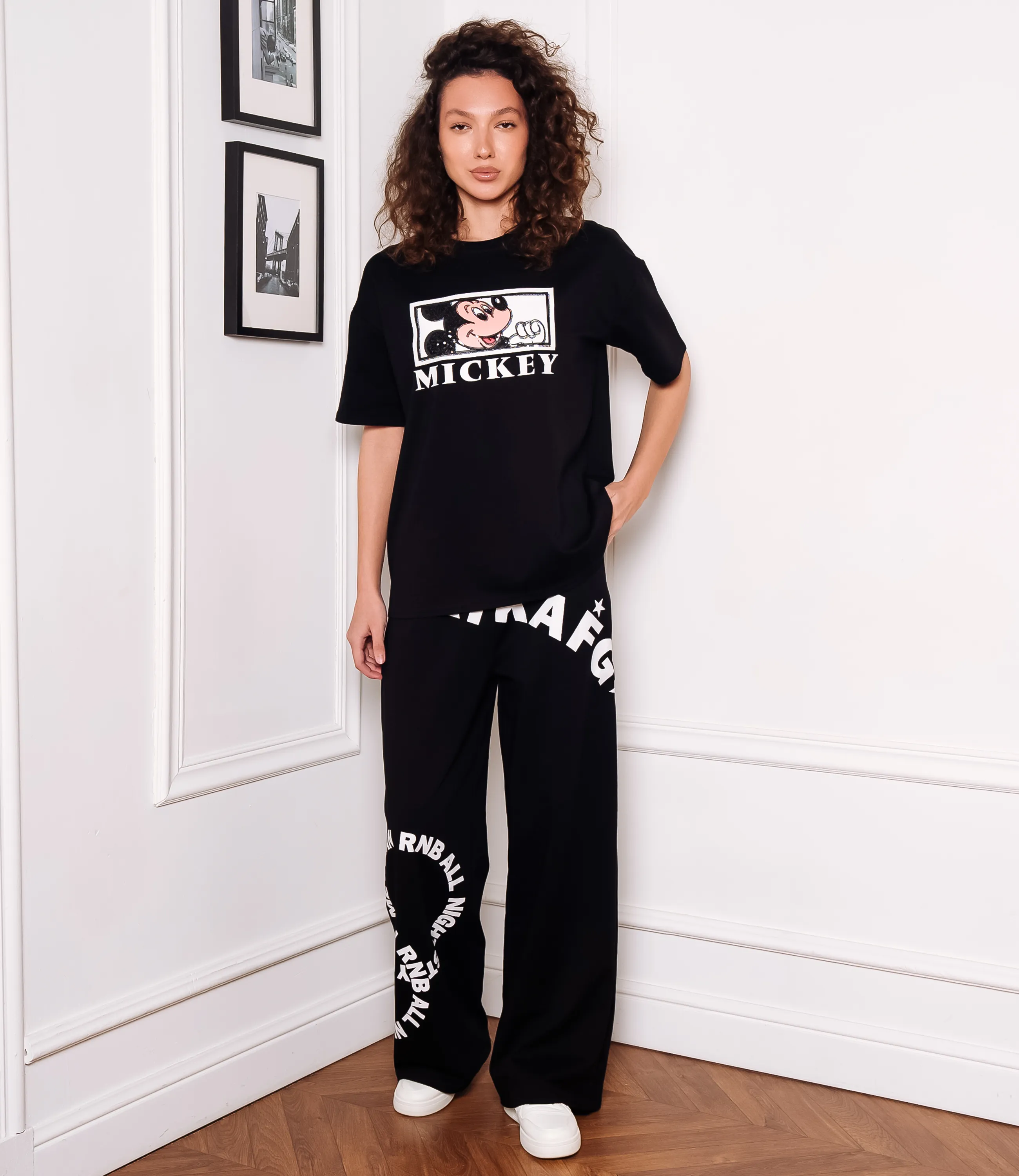 Спортивный костюм #КТ2653, чёрный - фото 1