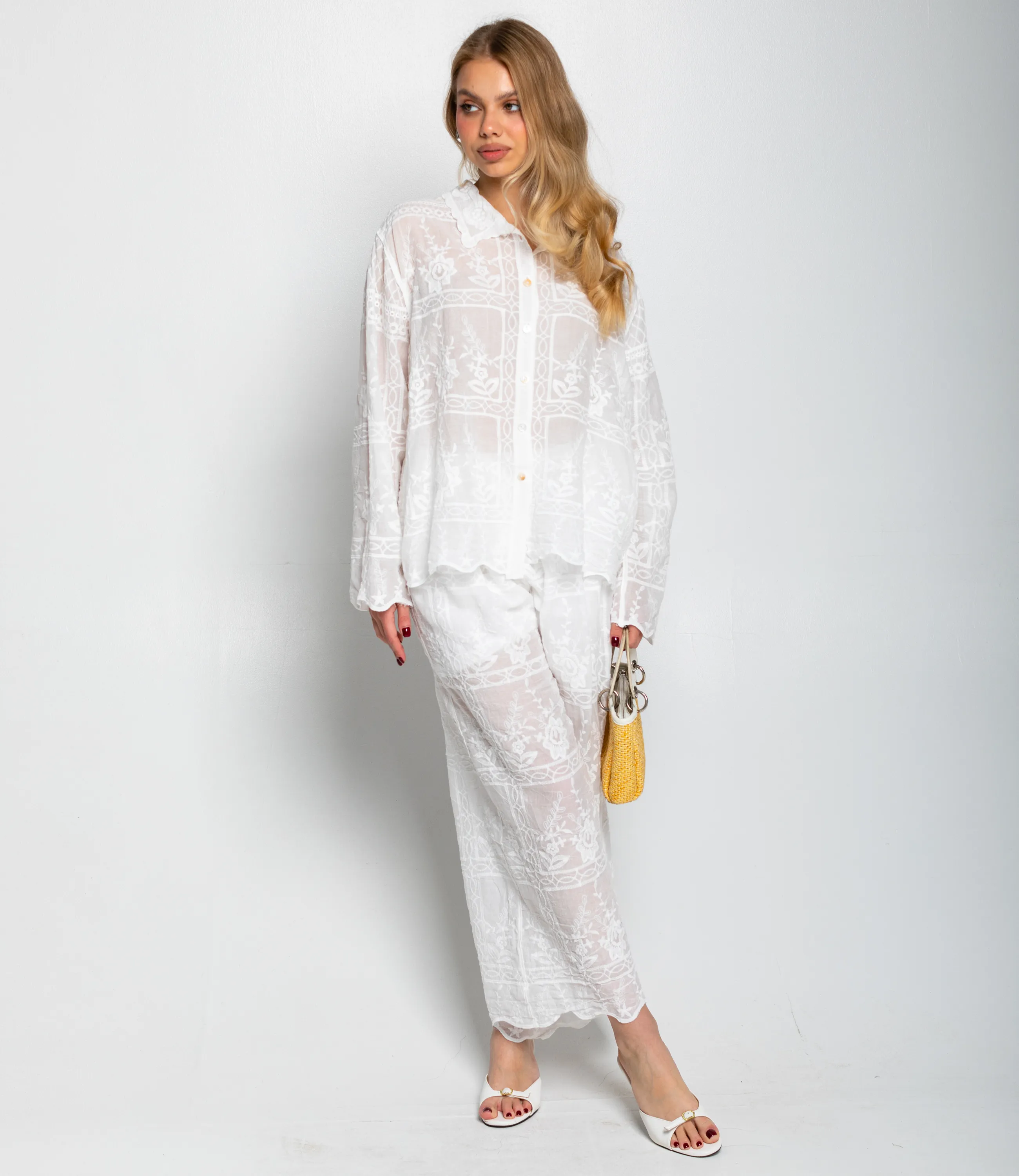 Костюм #КТ2003 (2), белый - фото 2