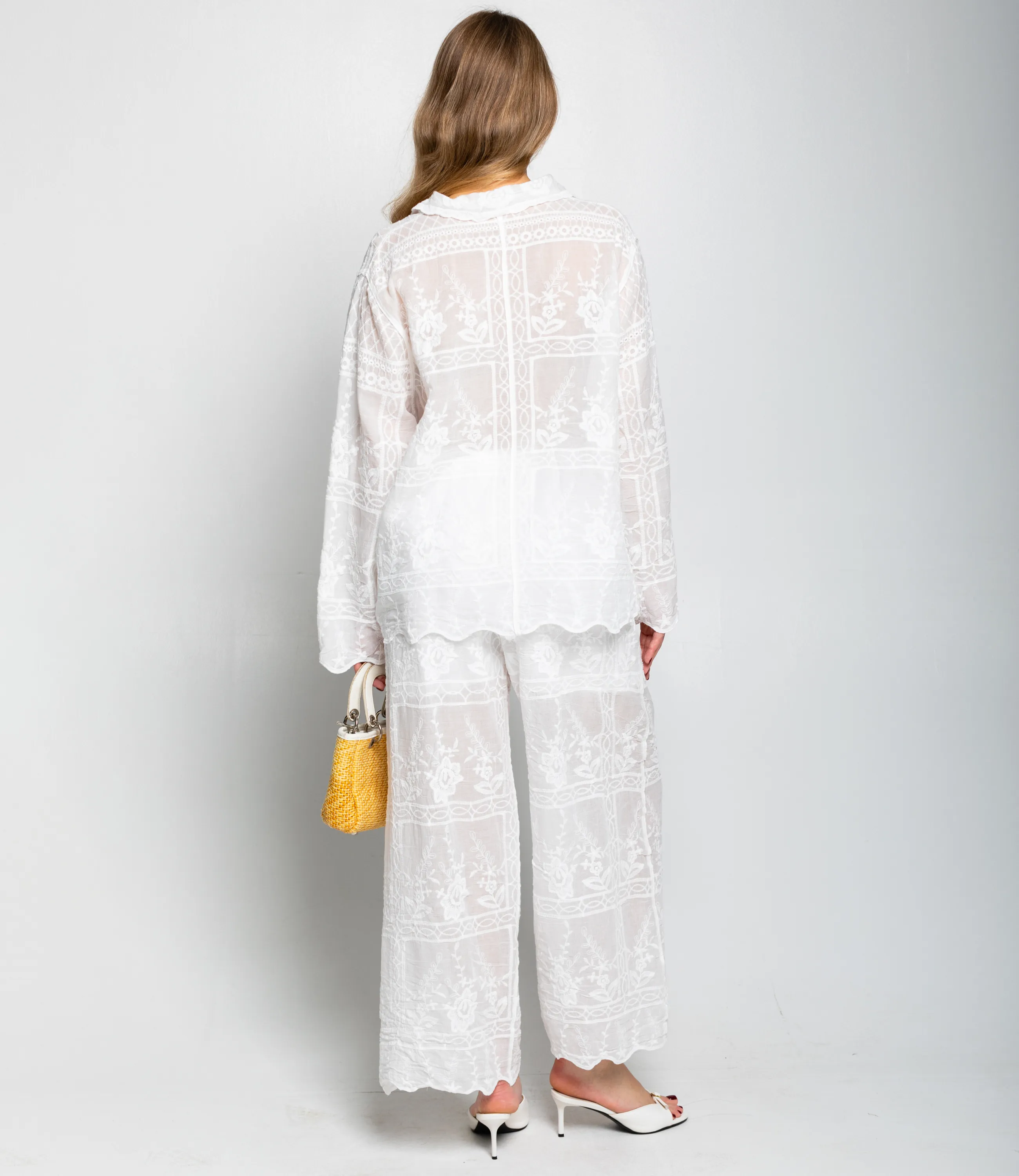 Костюм #КТ2003 (2), белый - фото 4