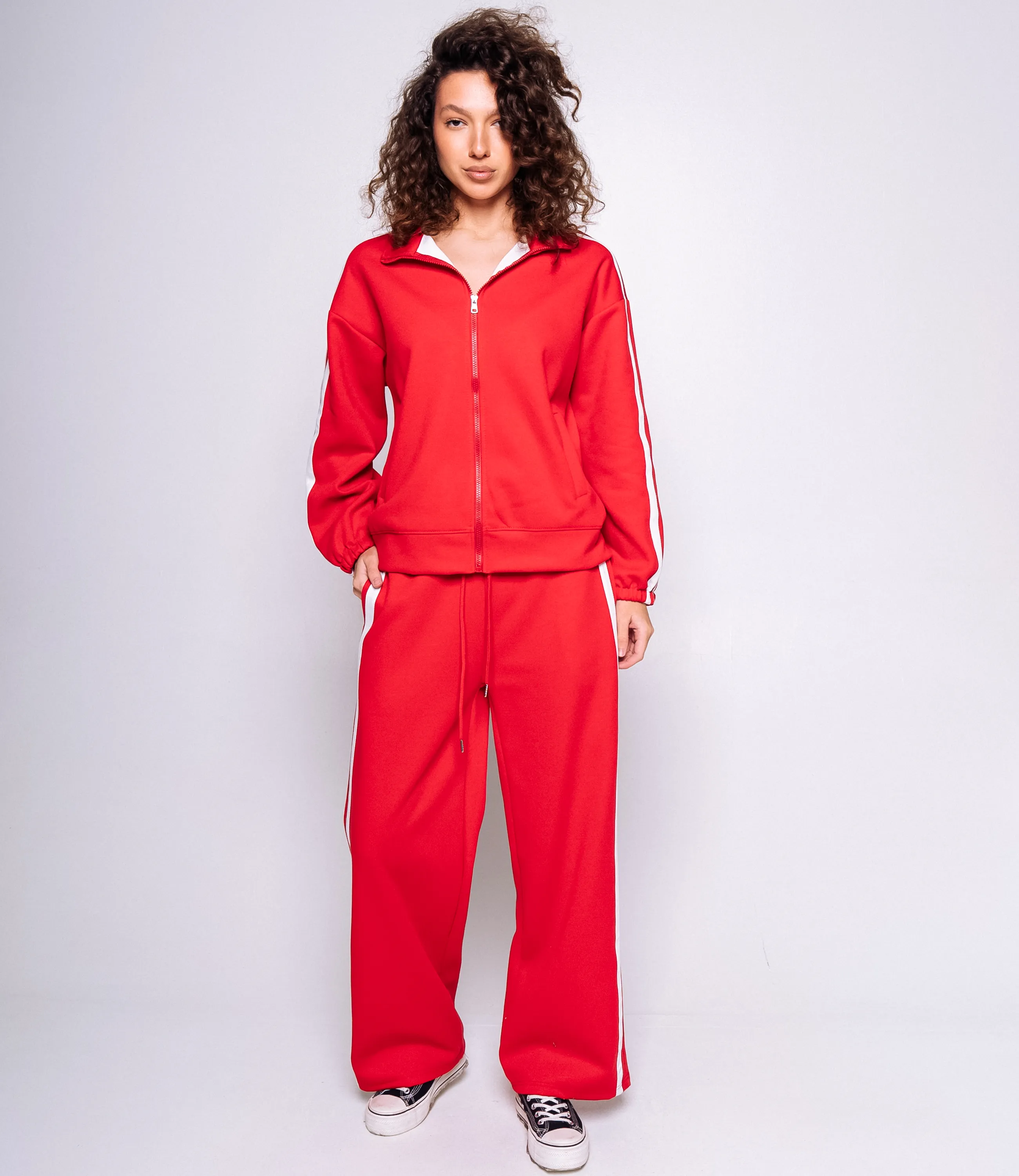 Спортивный костюм #КТ8771 (1), красный - фото 1