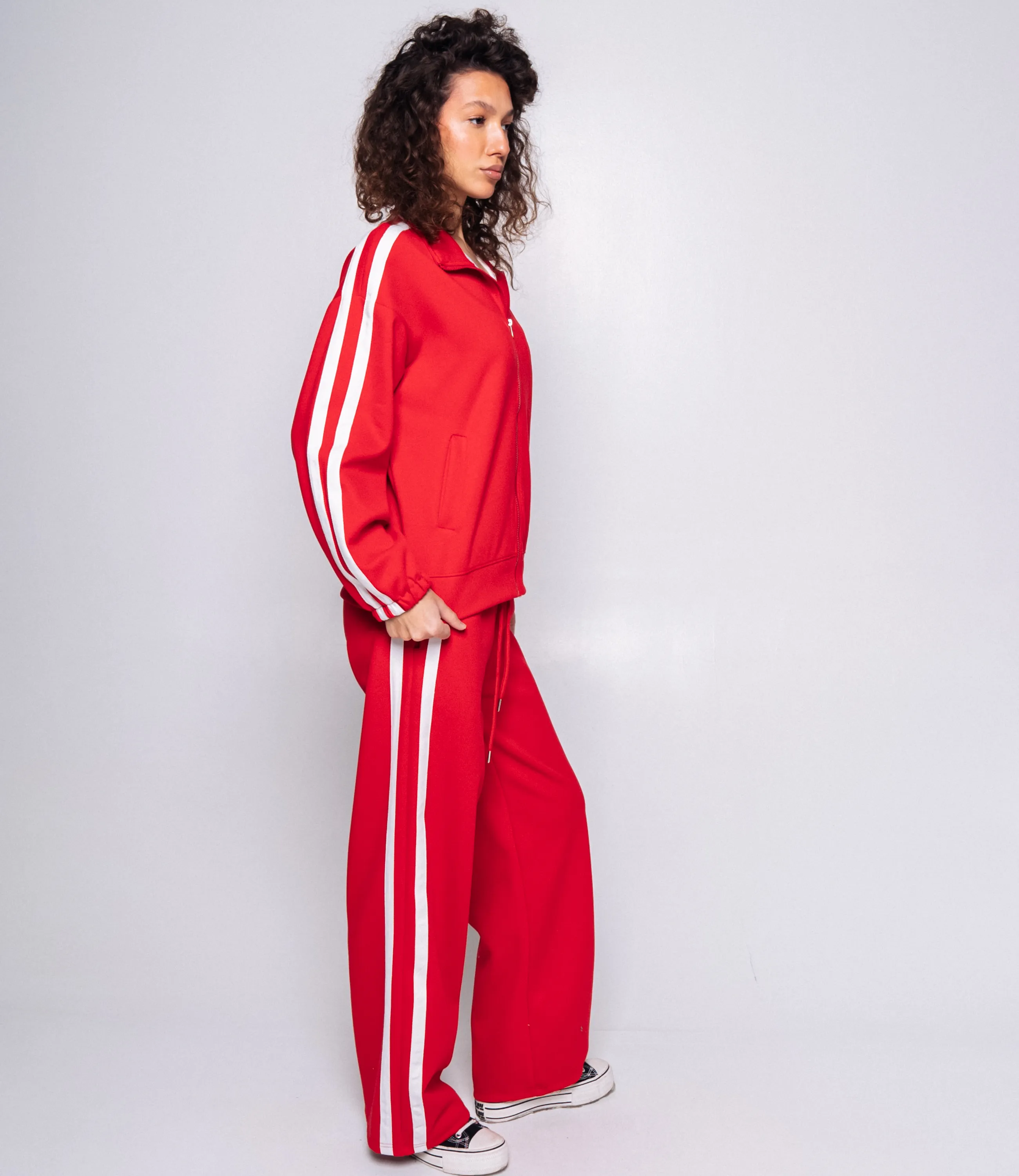 Спортивный костюм #КТ8771 (1), красный - фото 2