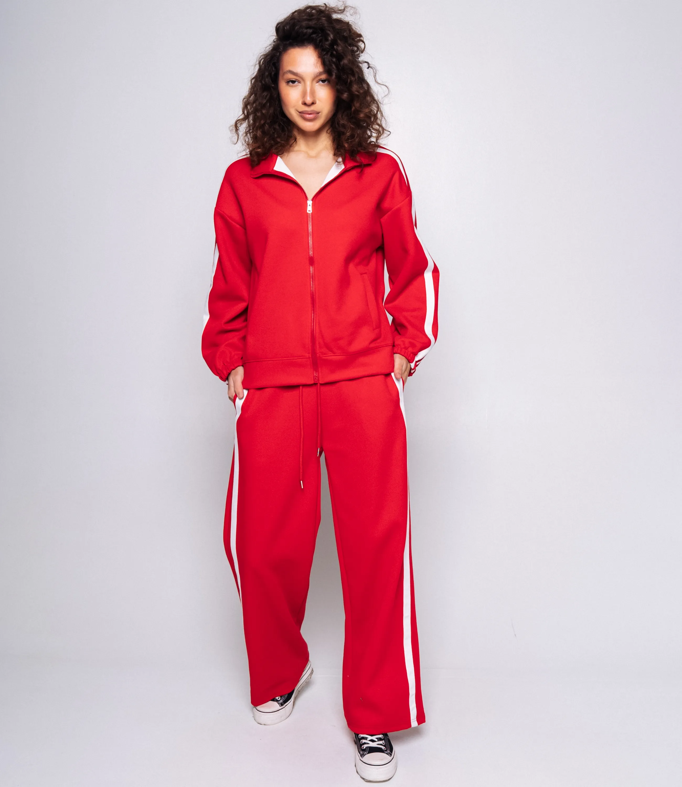 Спортивный костюм #КТ8771 (1), красный - фото 4