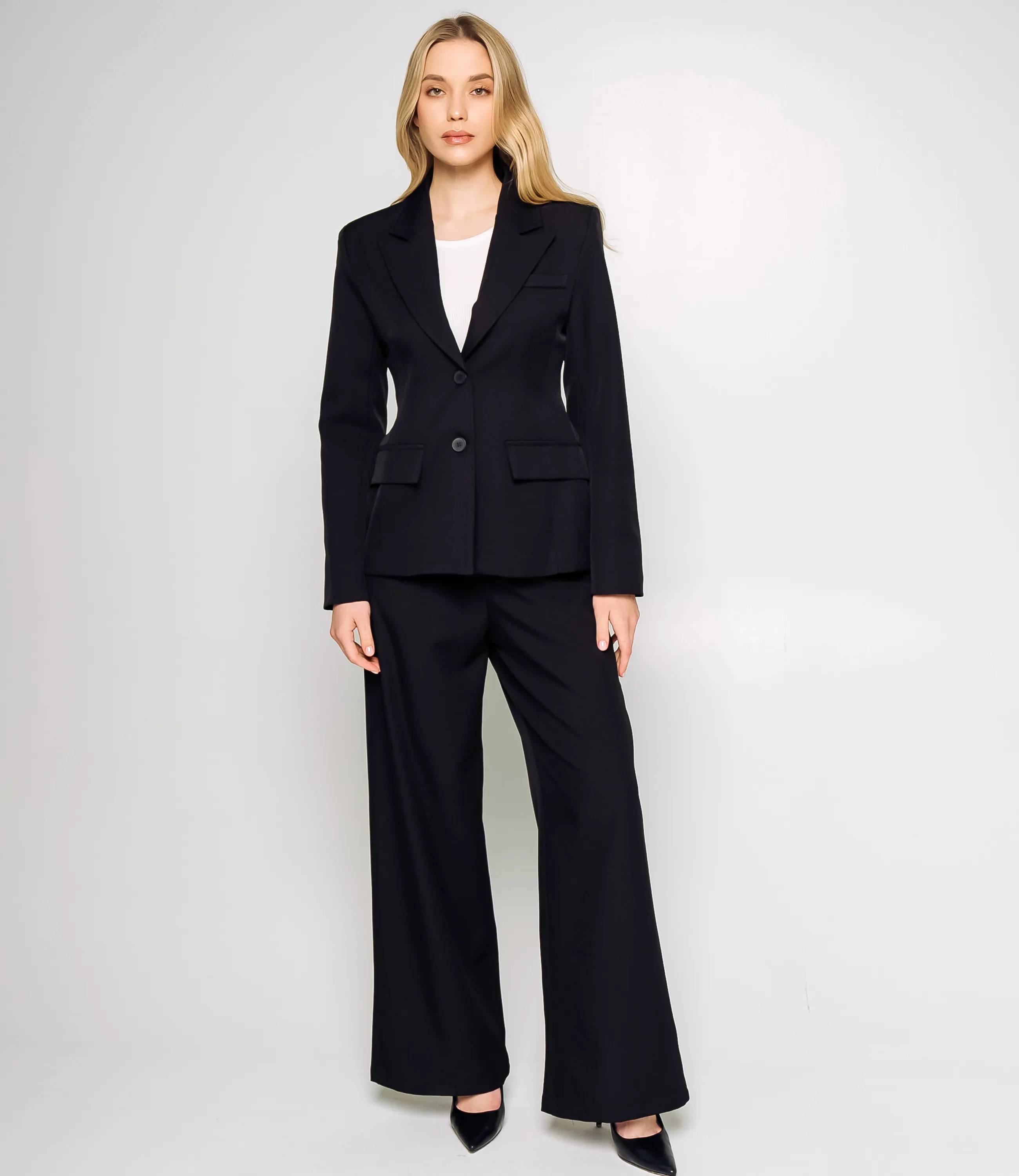 Костюм #КТ8665, чёрный - фото 1