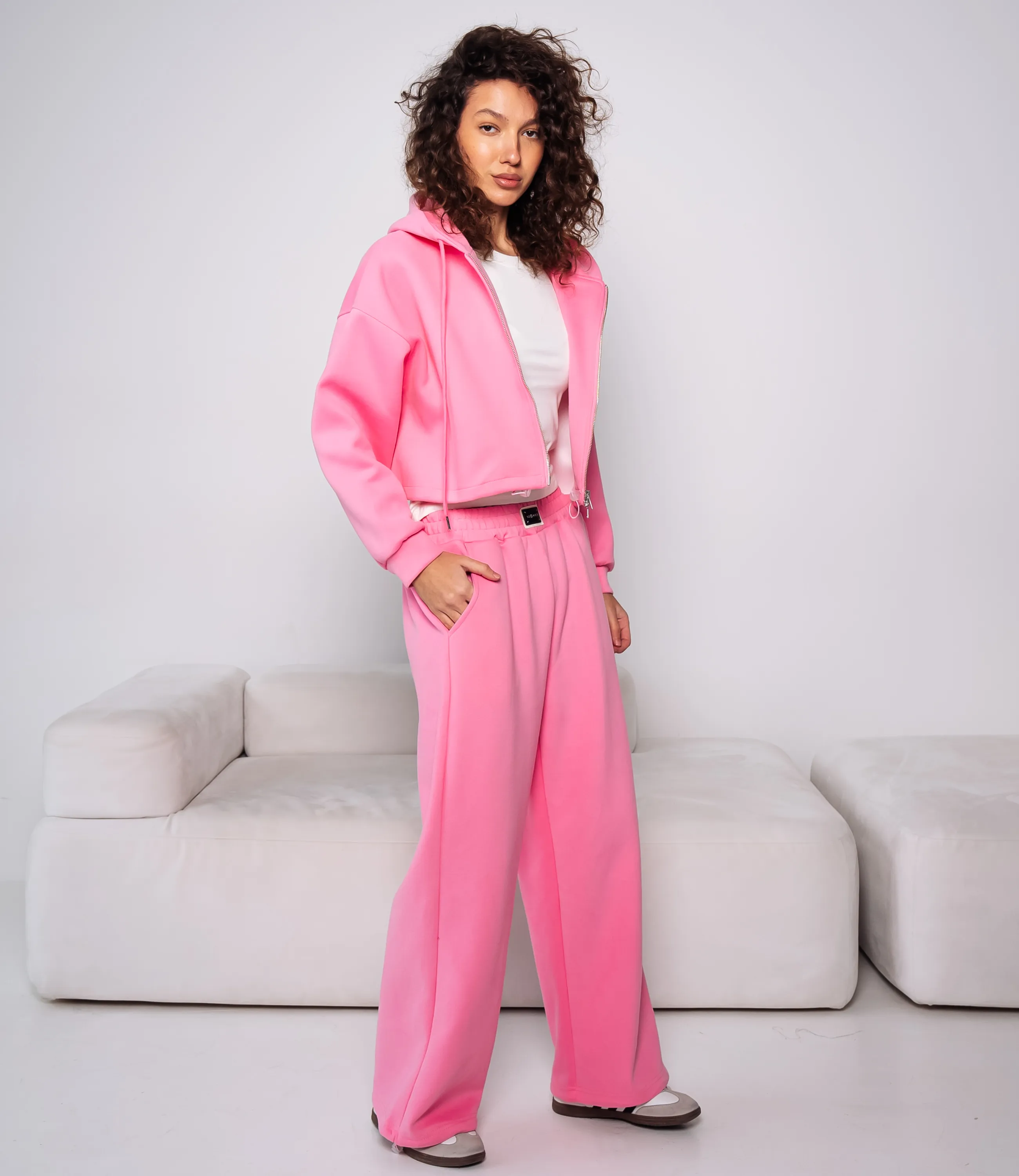 Спортивный костюм #КТ2909 (1), розовый - фото 2