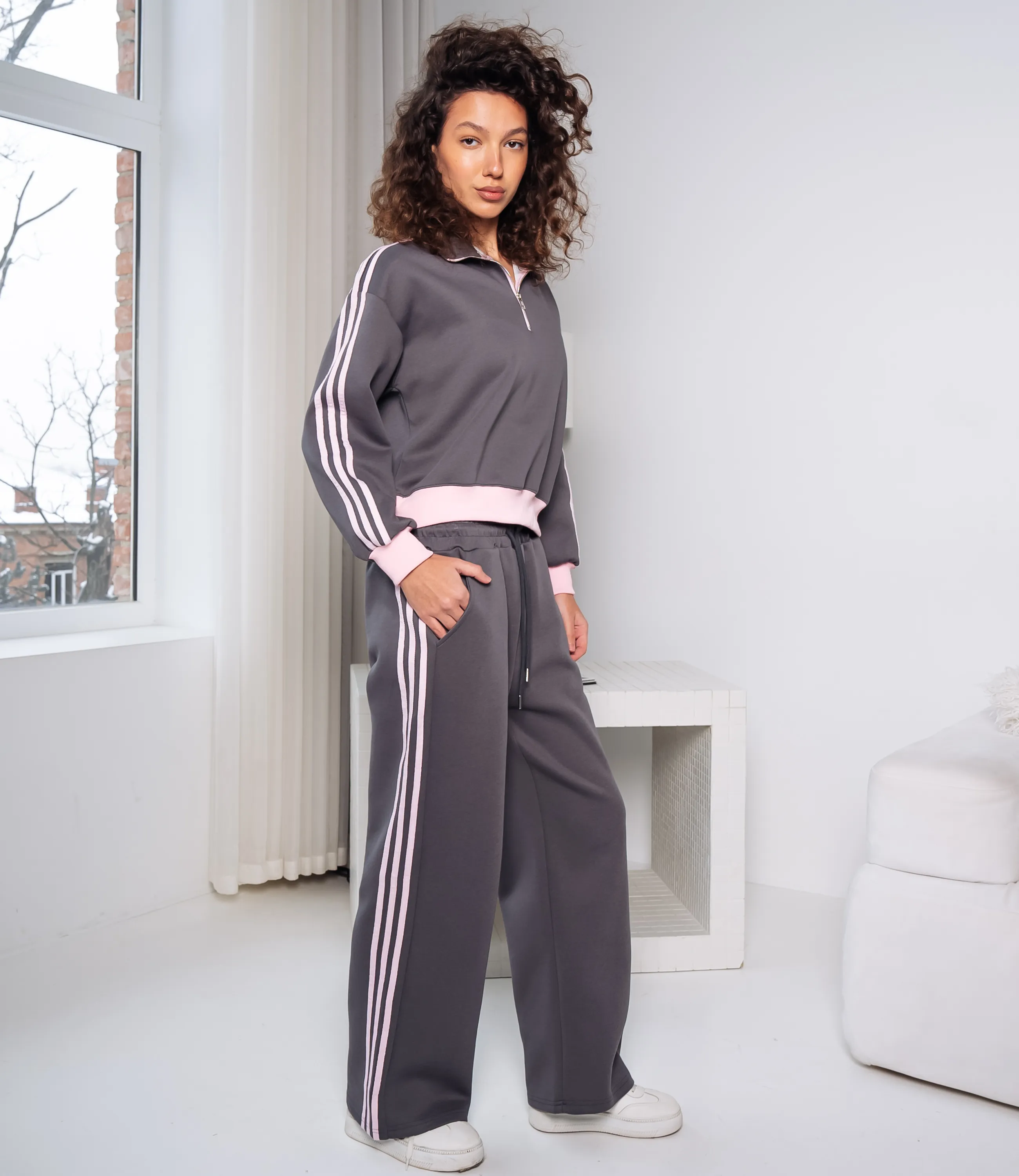 Спортивный костюм #КТ8008 (4), графит - фото 2