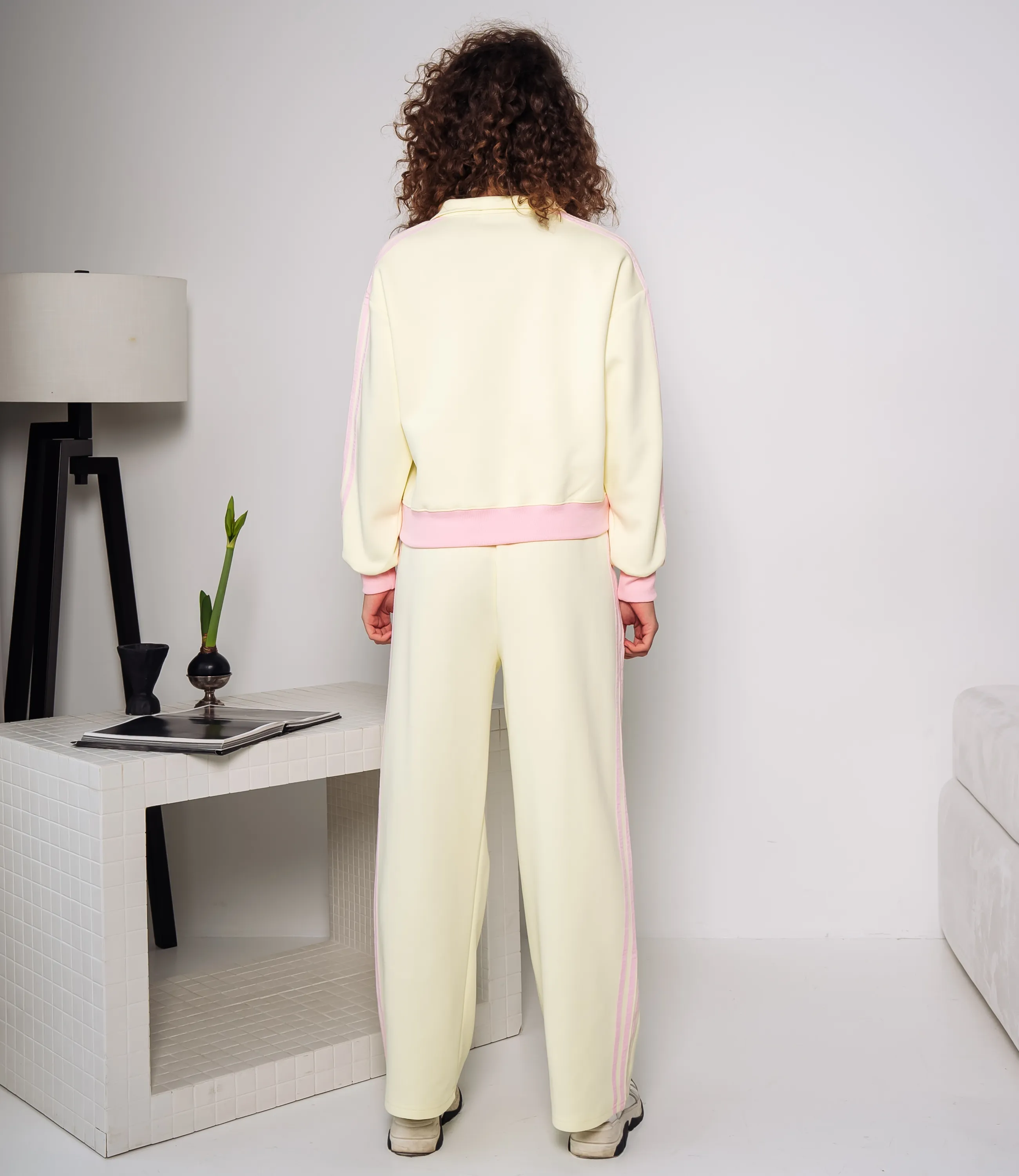 Спортивный костюм #КТ8008 (4), светло-жёлтый - фото 3