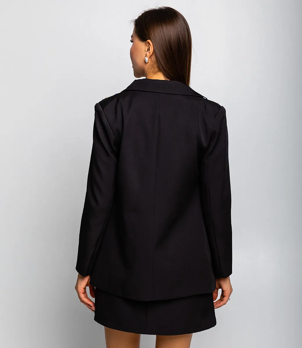 Костюм #КТ1005 (3), чёрный - фото 3