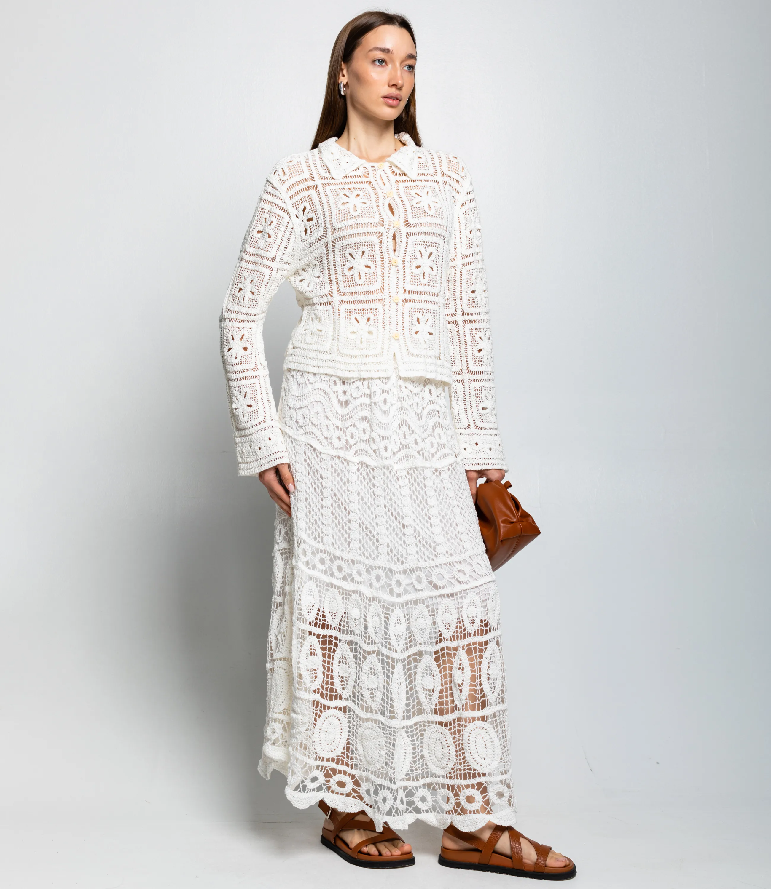 Костюм #КТ309 (5), белый - фото 3