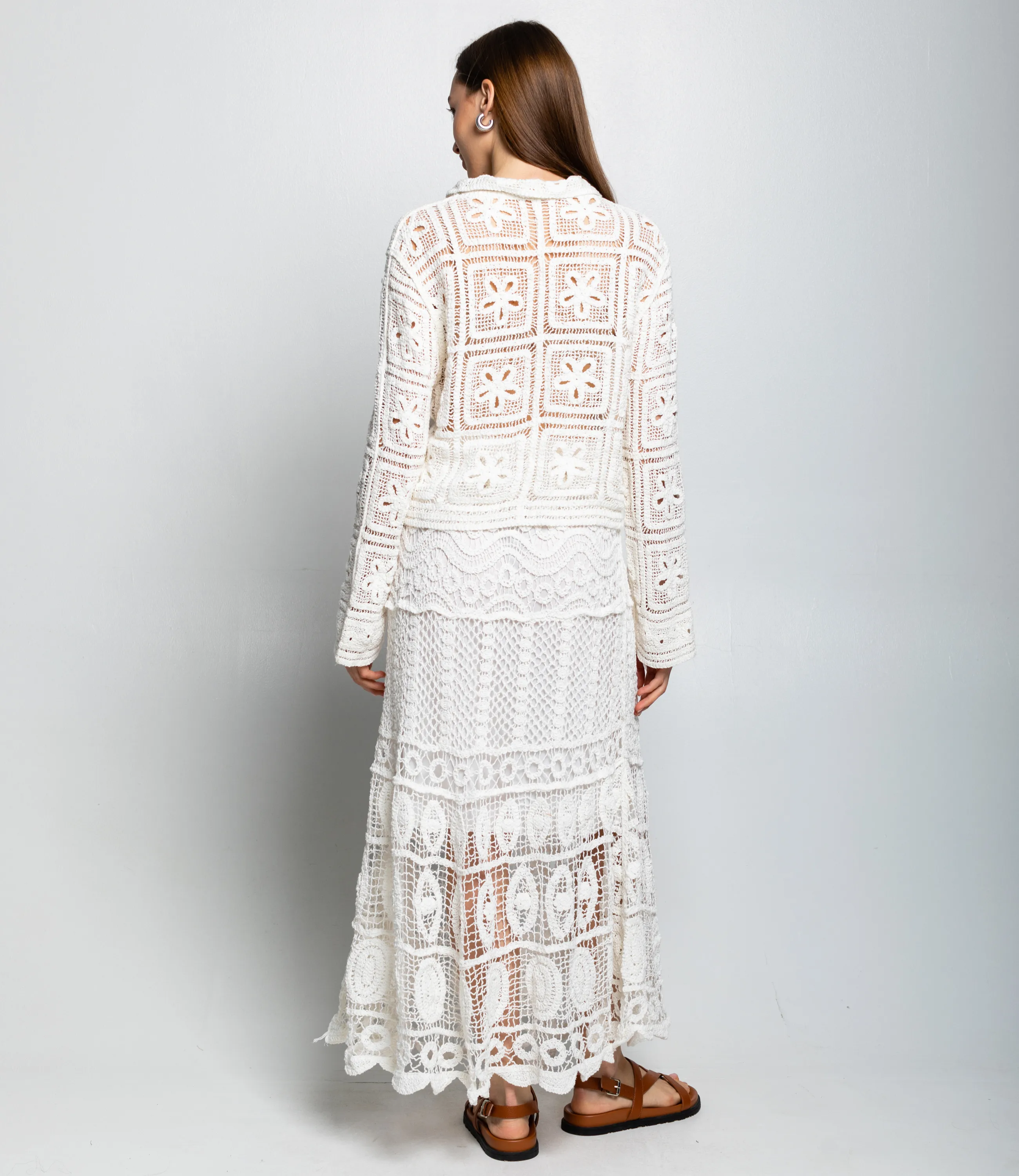 Костюм #КТ309 (5), белый - фото 4