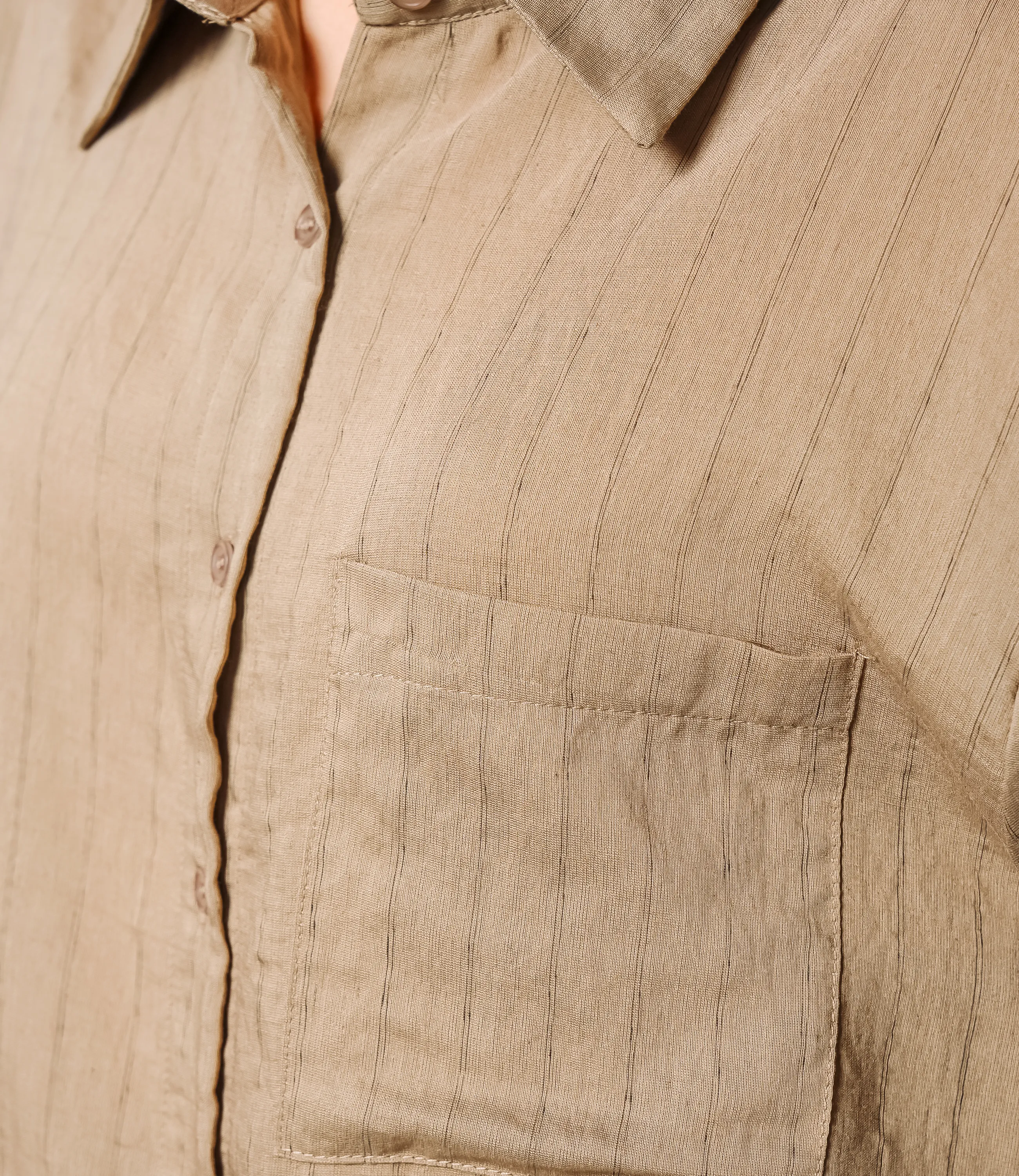 Костюм #КТ807 (6), тёмно-бежевый - фото 5