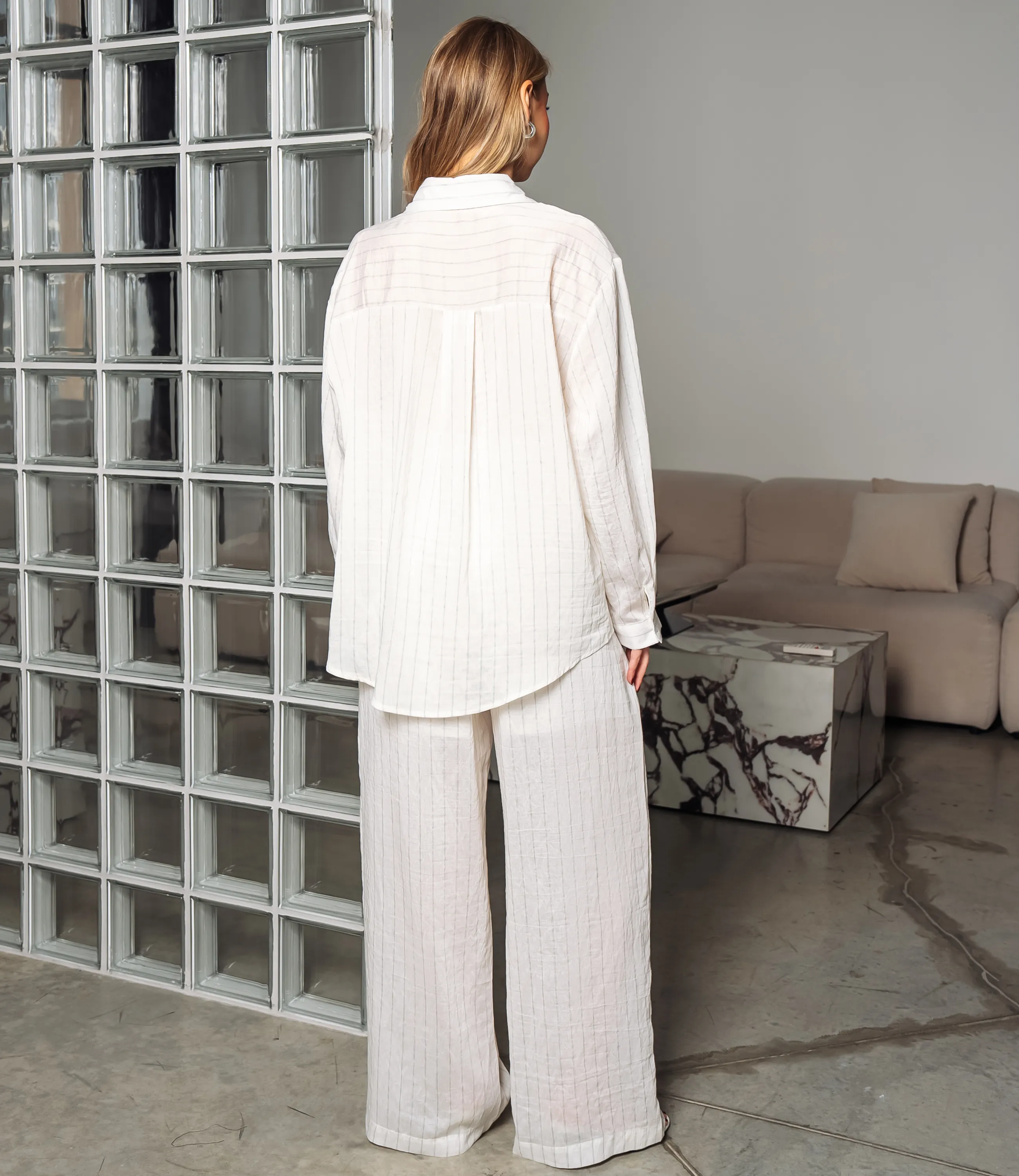 Костюм #КТ807 (6), белый - фото 3