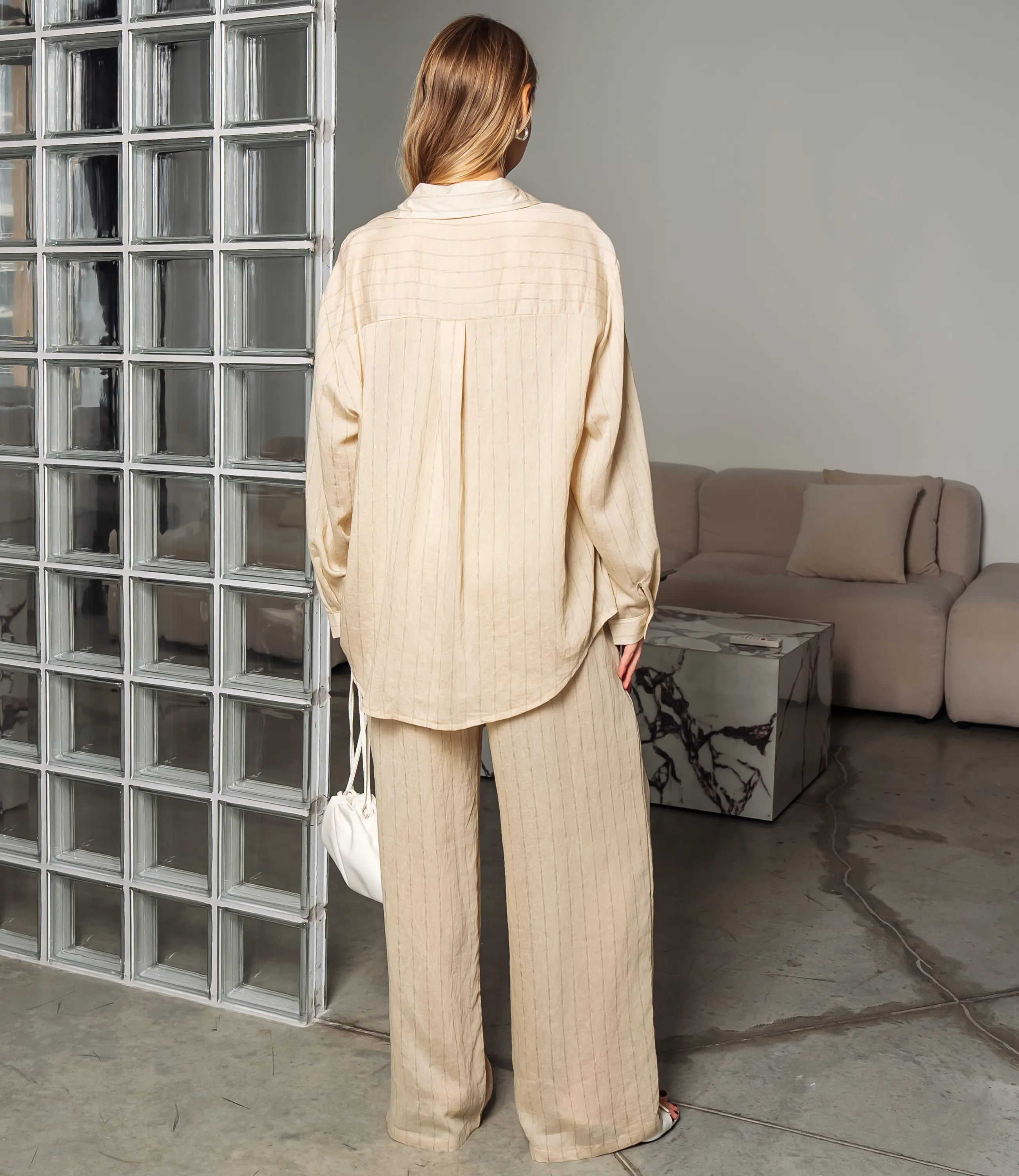 Костюм #КТ807 (6), бежевый - фото 3