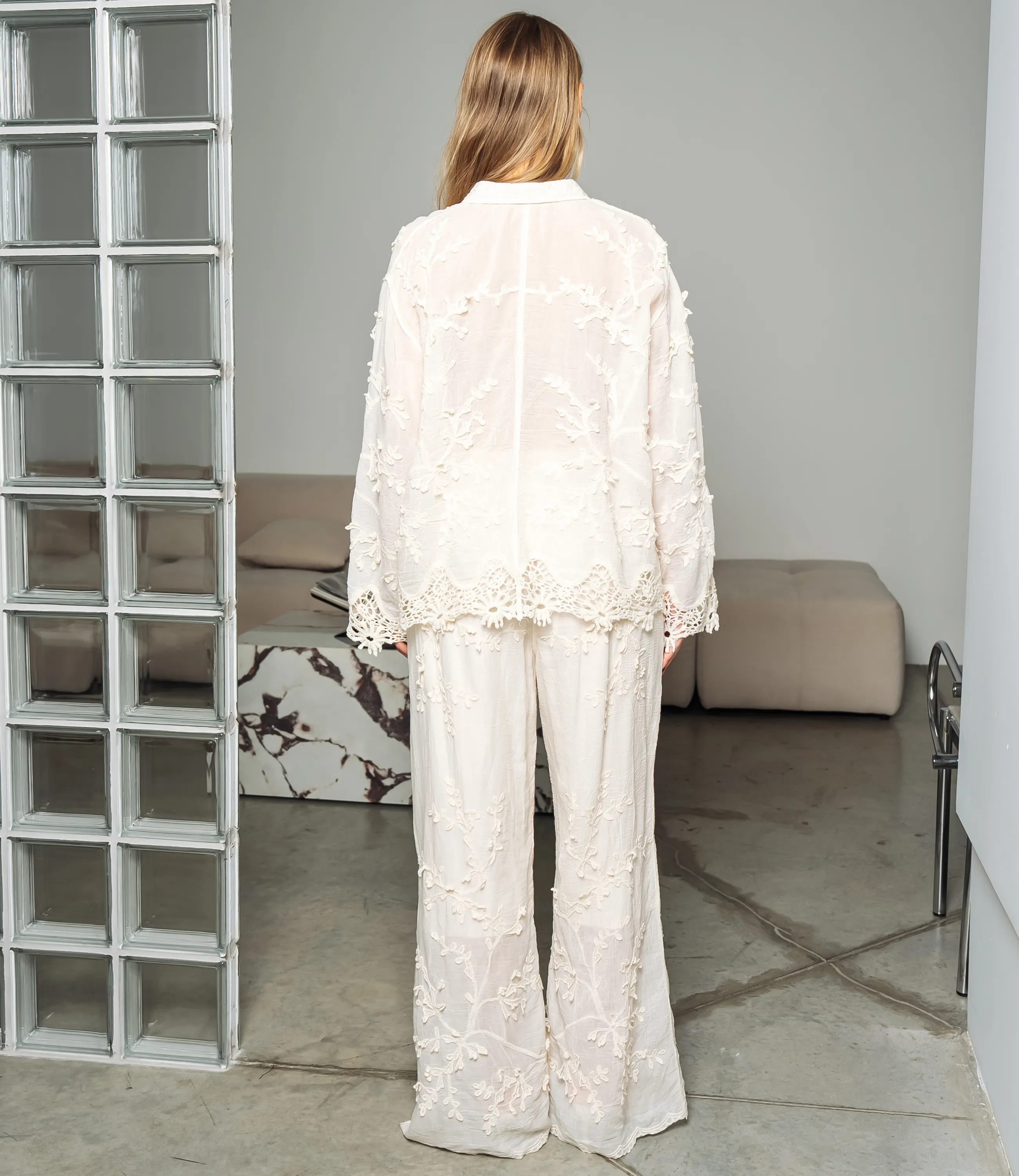 Костюм #КТ302 (8), светло-бежевый - фото 3