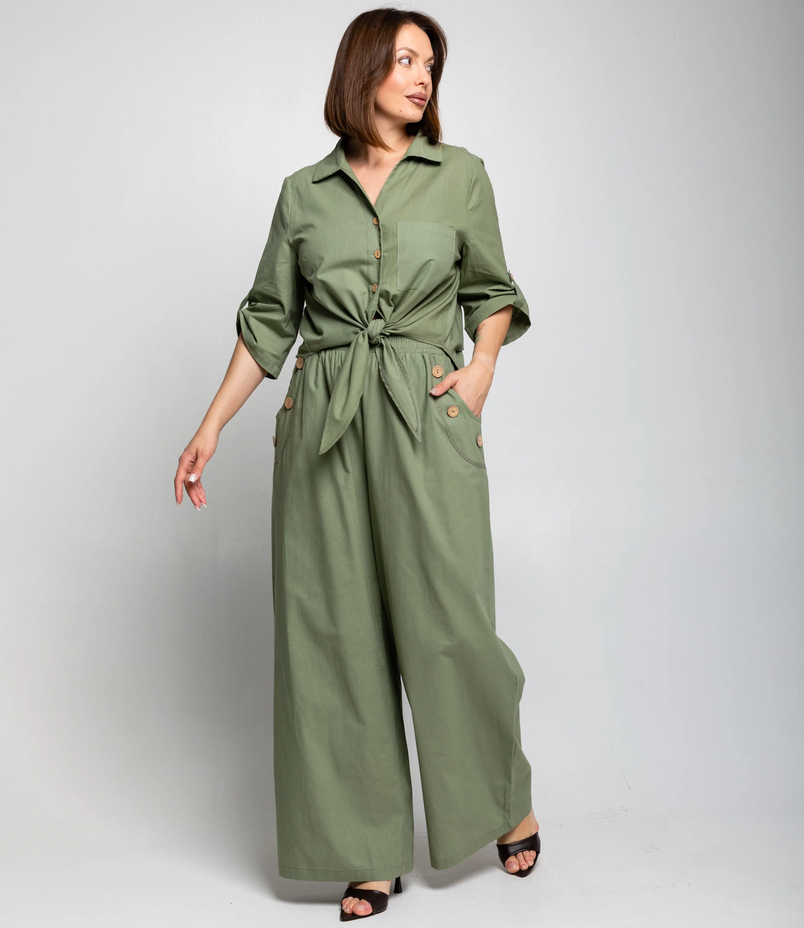 Костюм #ОКТ095013, полынь - фото 2