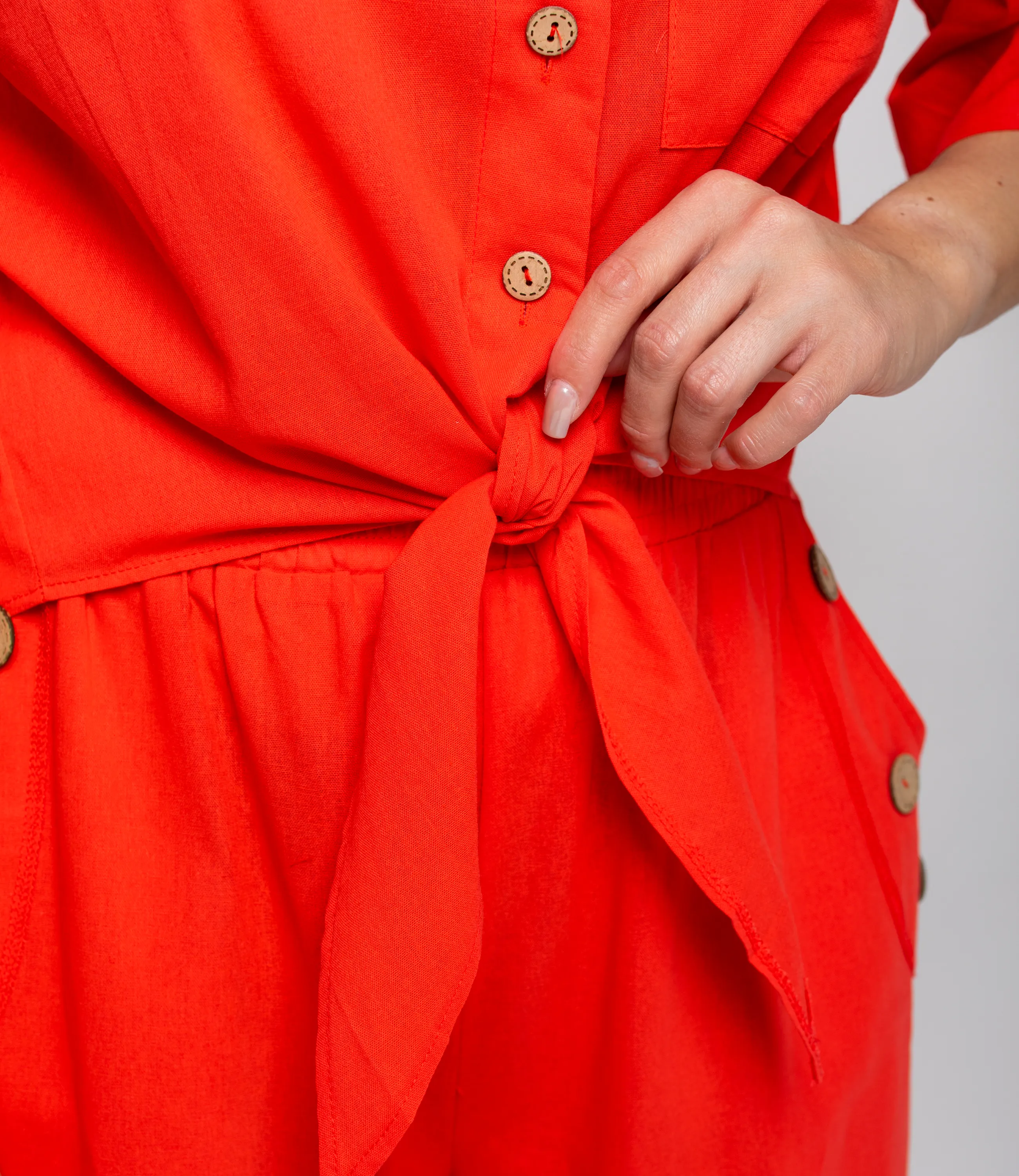 Костюм #ОКТ095013, коралловый - фото 5