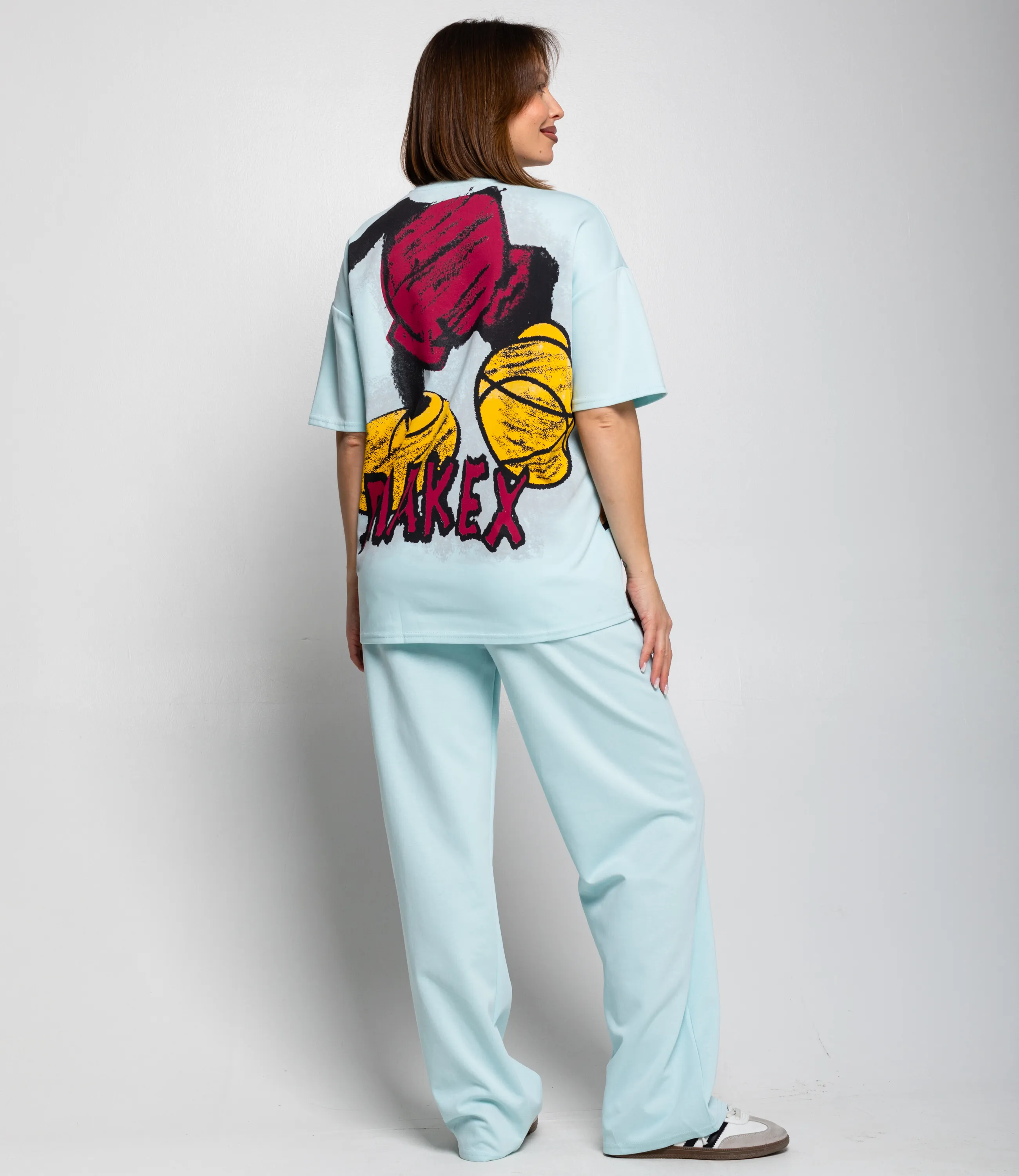 Спортивный костюм #КТ2654, голубой - фото 4