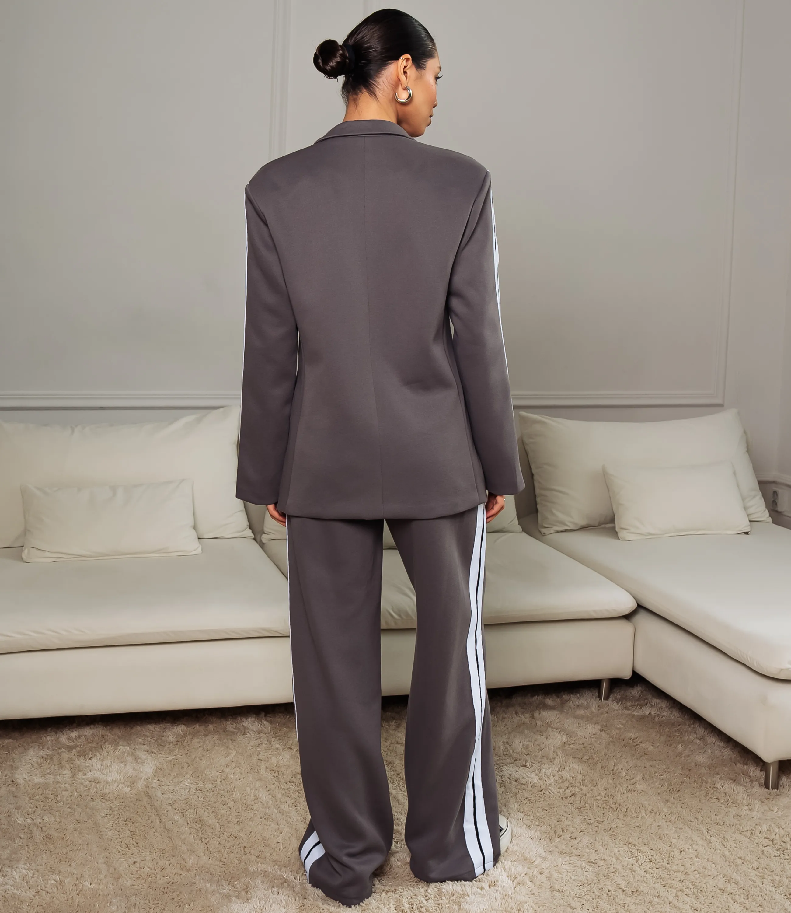 Костюм #ОКТ205001, серый - фото 3