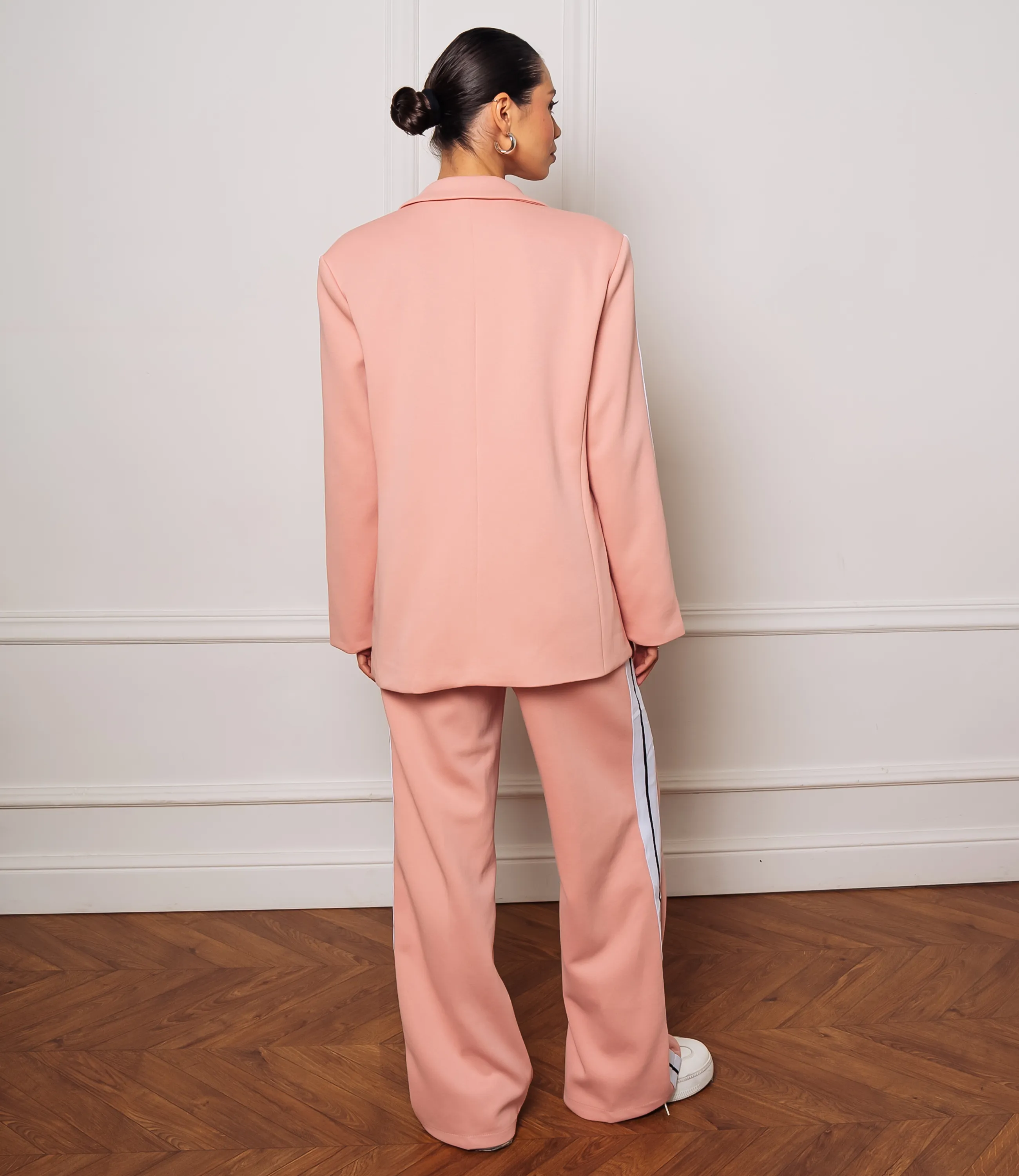 Костюм #ОКТ205001, пудровый - фото 3