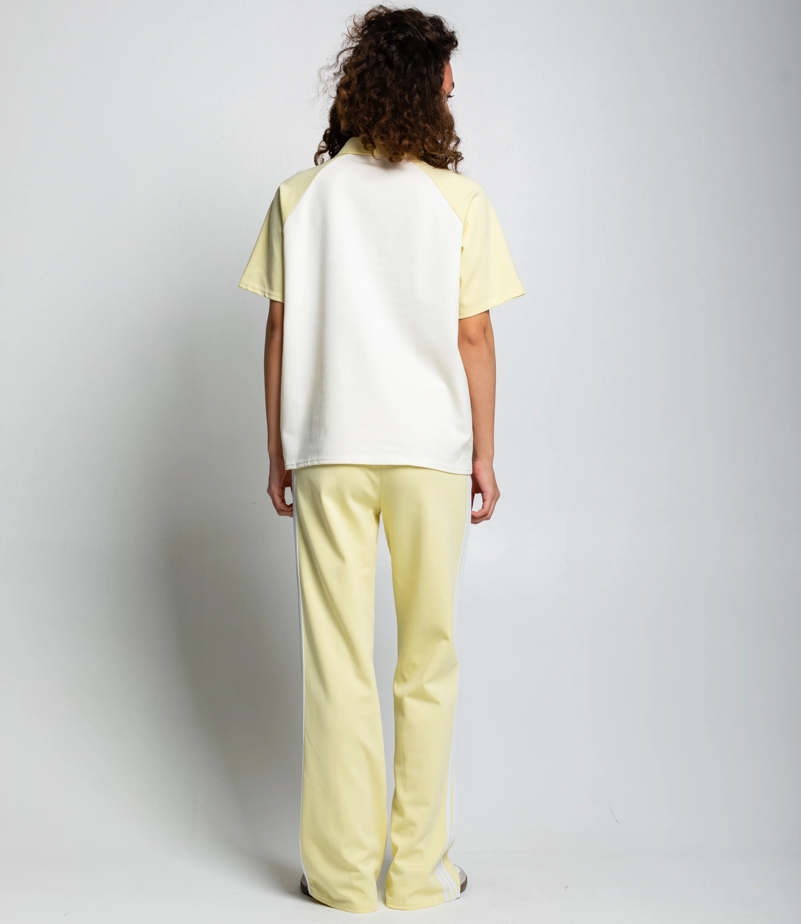 Спортивный костюм #КТ6605 (3), жёлтый, кремовый - фото 4