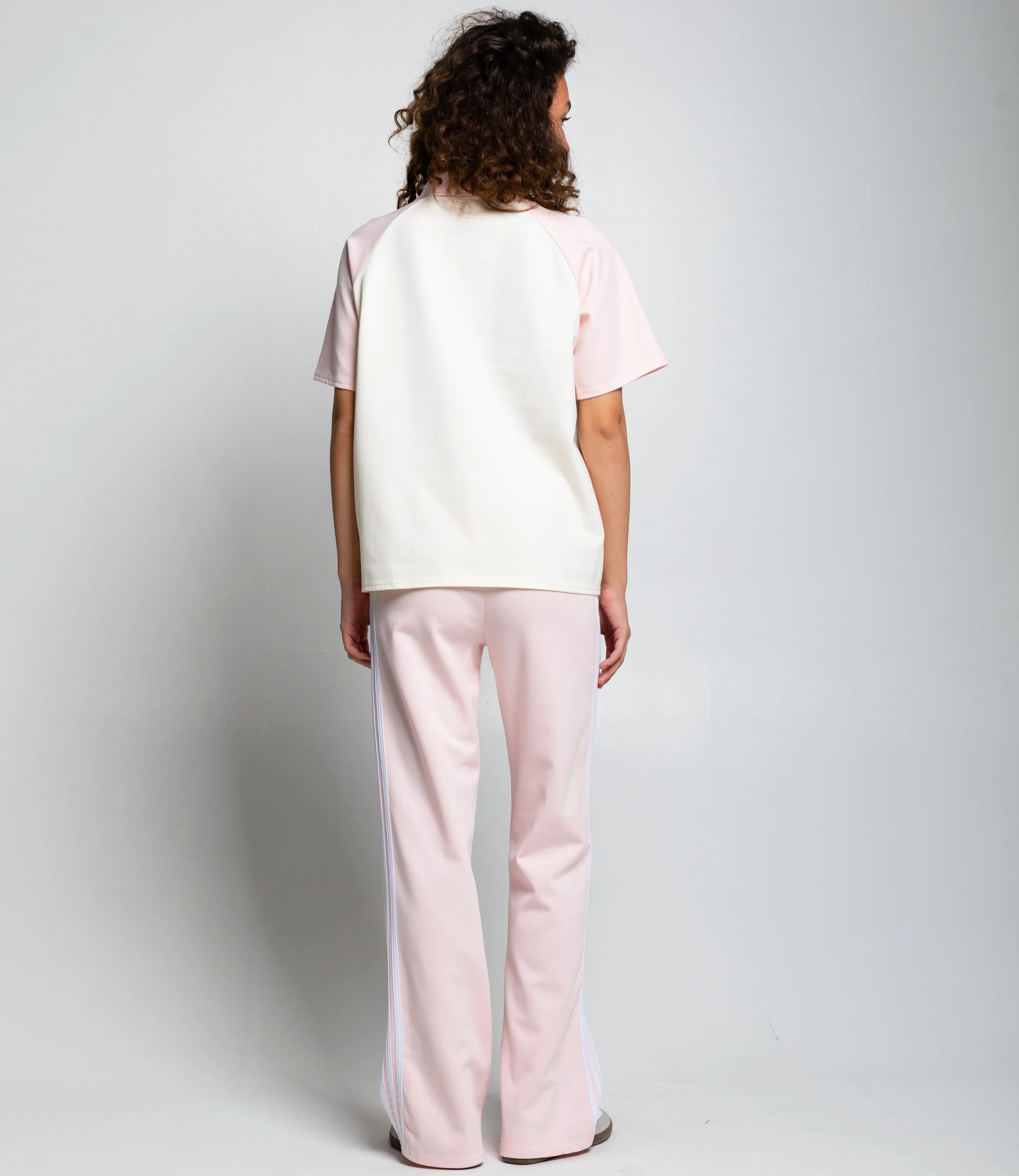 Спортивный костюм #КТ6605 (3), розовый, кремовый - фото 4