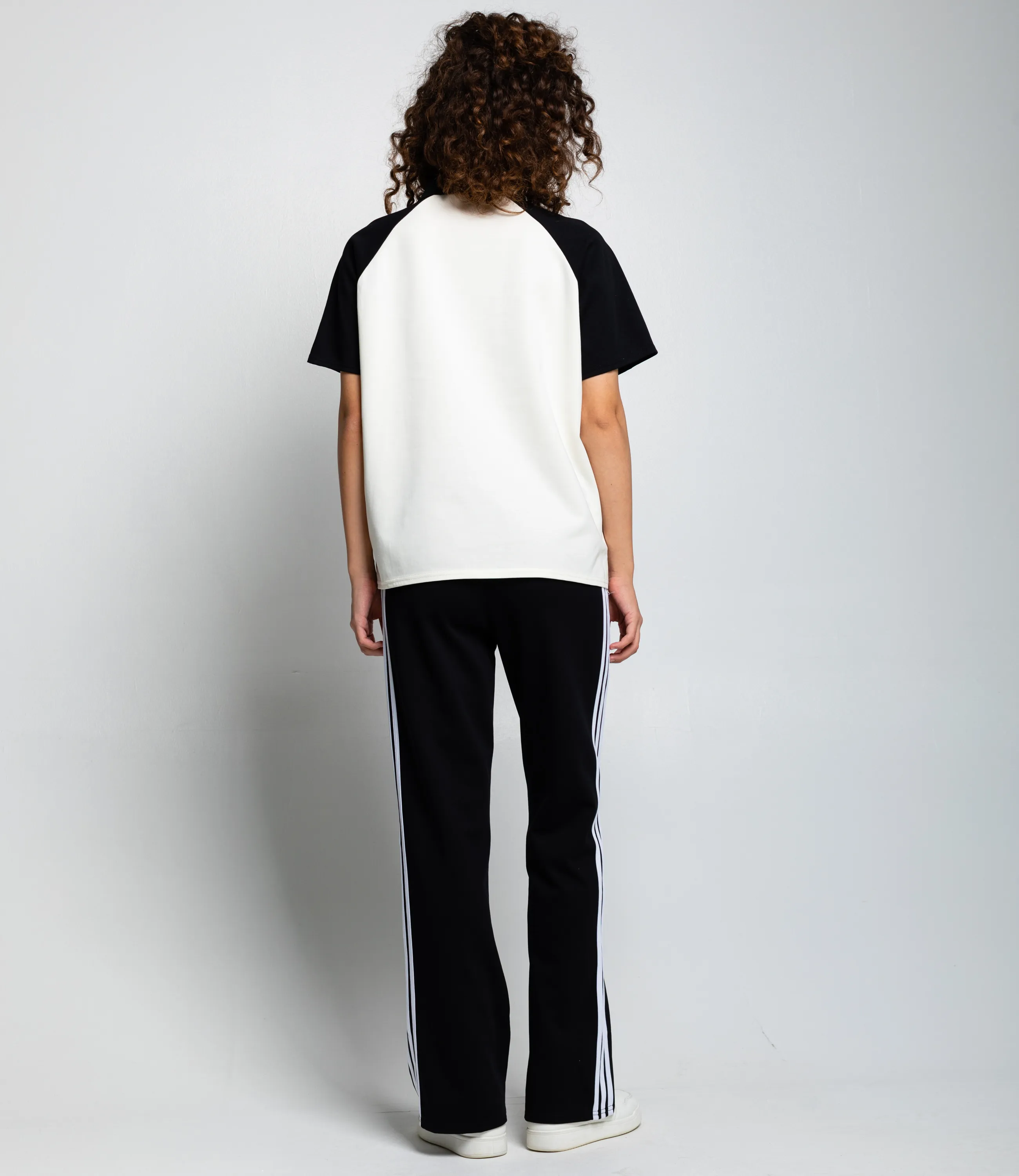 Спортивный костюм #КТ6605 (3), чёрный, кремовый - фото 4