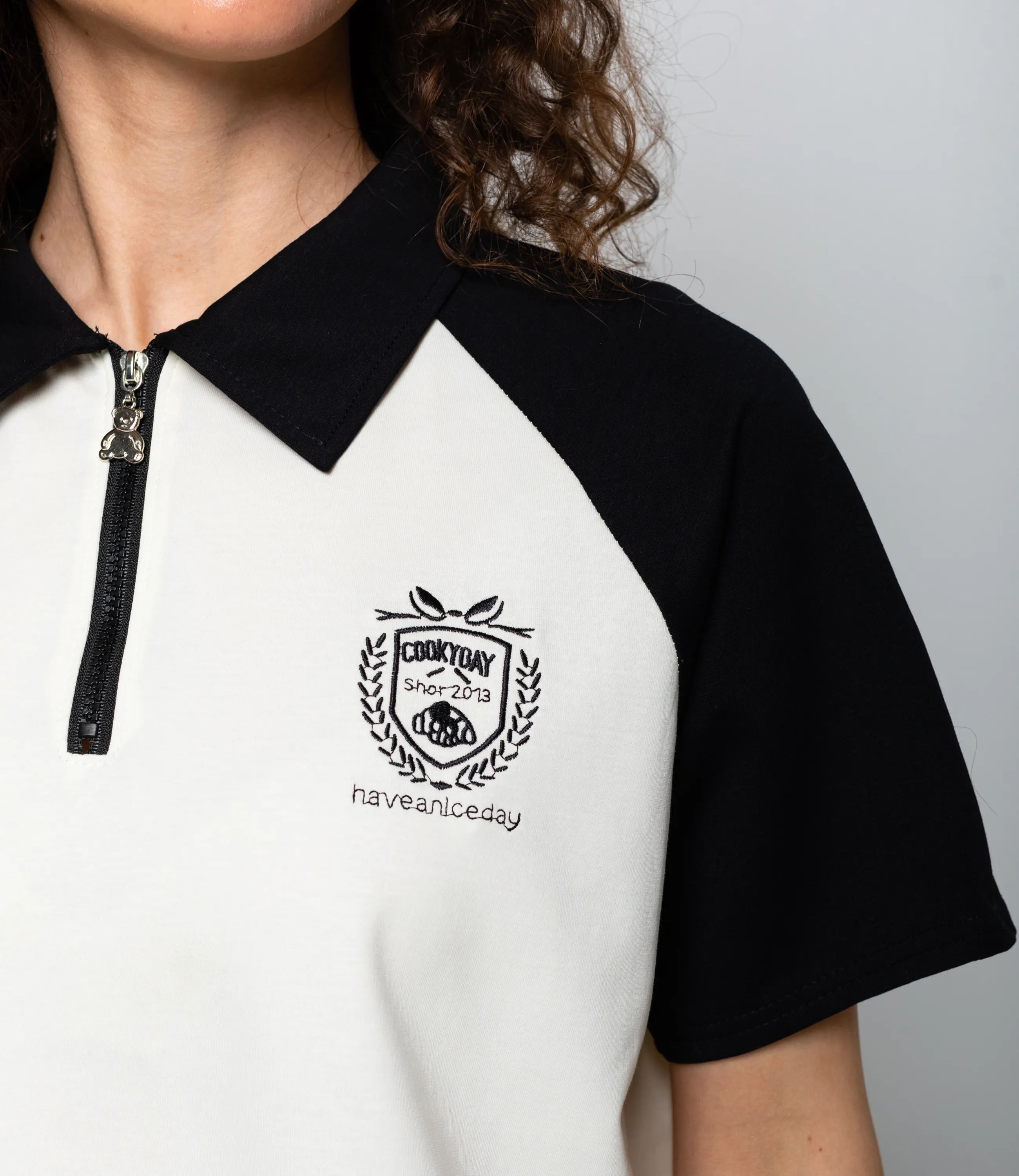 Спортивный костюм #КТ6605 (3), чёрный, кремовый - фото 5