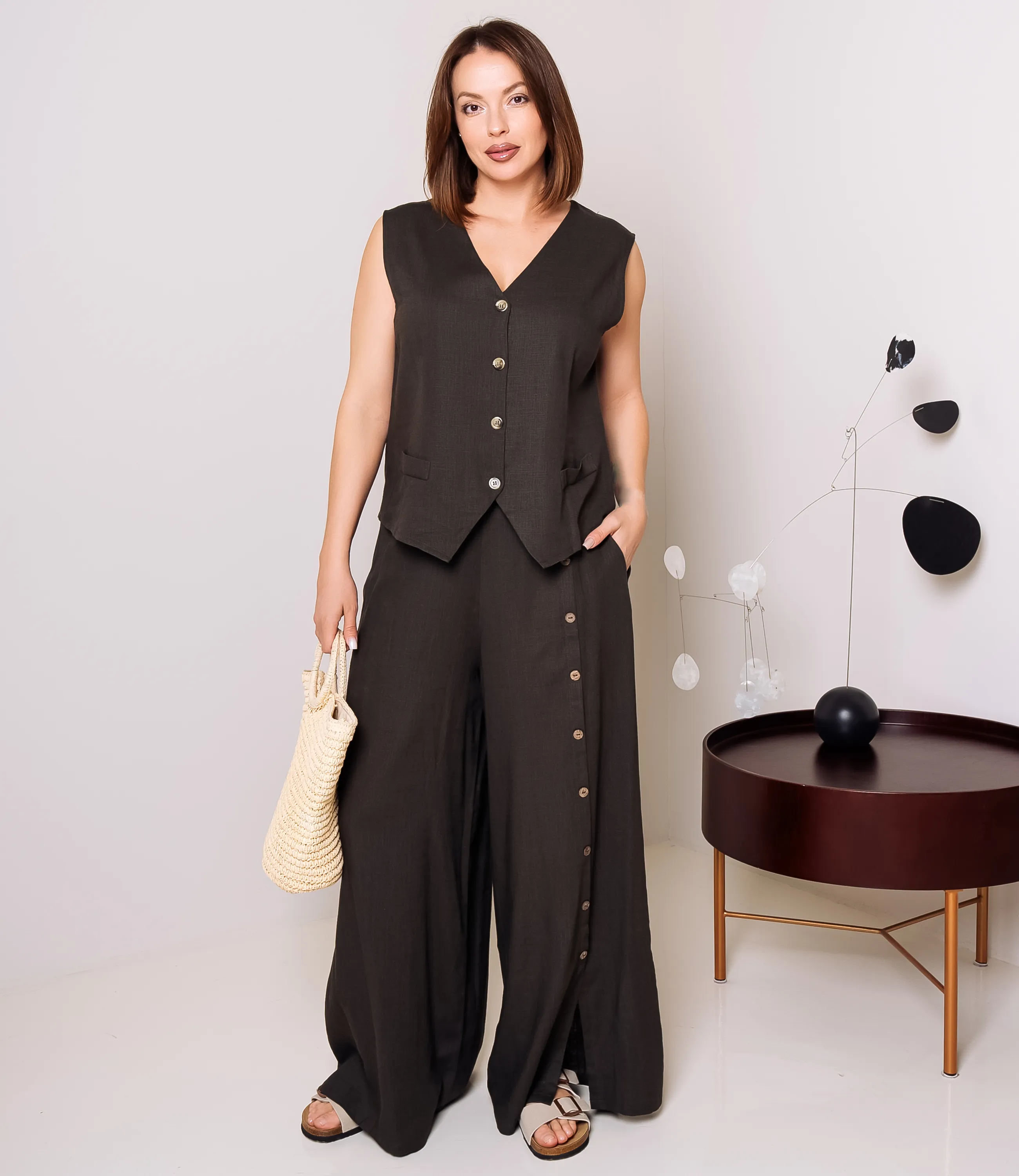 Костюм #ОКТ025026, графит - фото 1