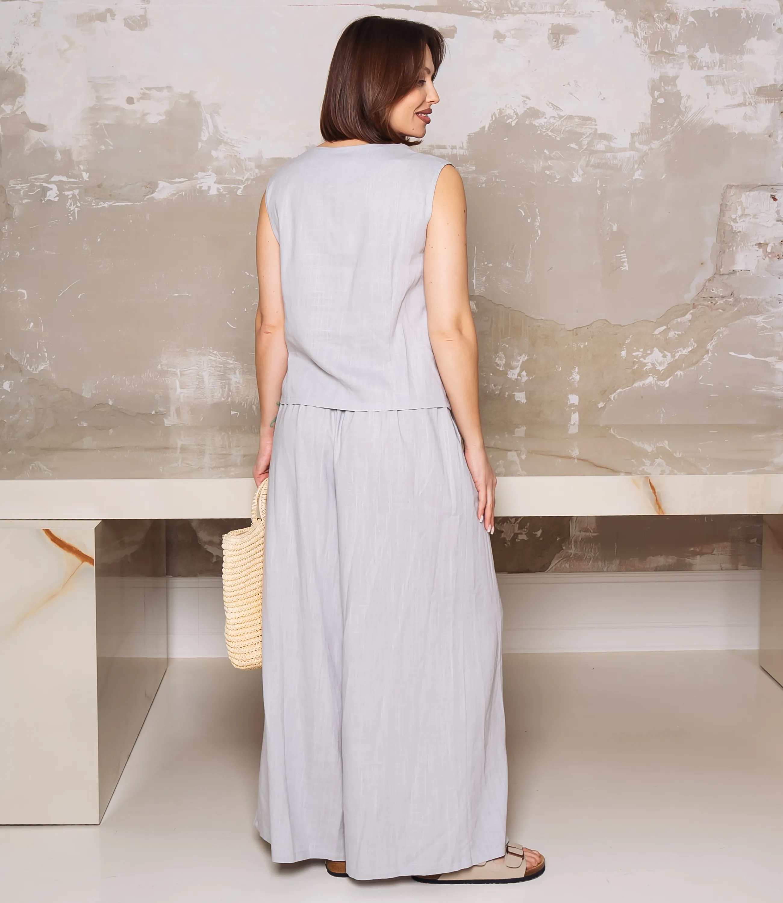 Костюм #ОКТ025026, светло-серый - фото 3