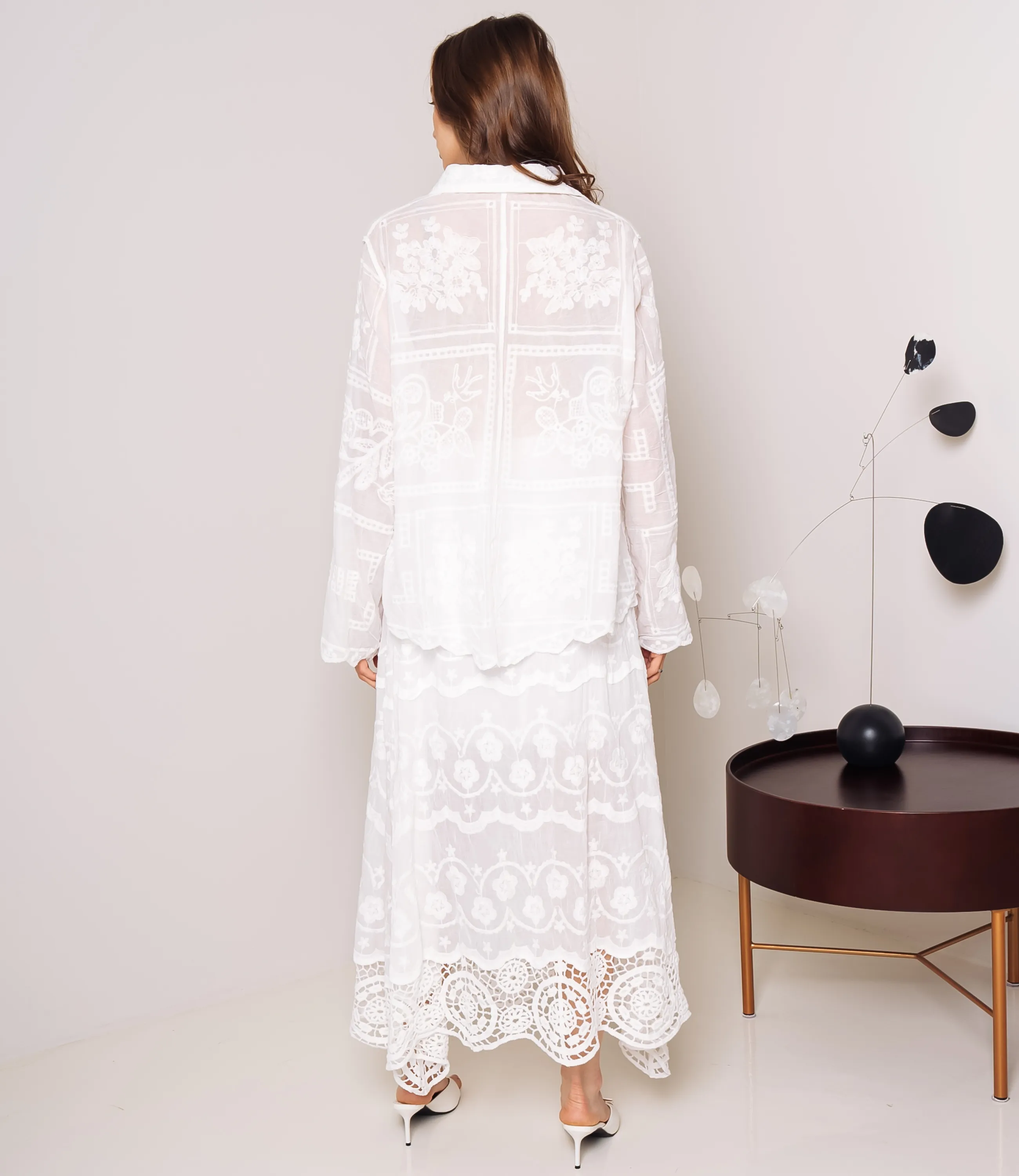 Костюм #КТ706 (4), белый - фото 3