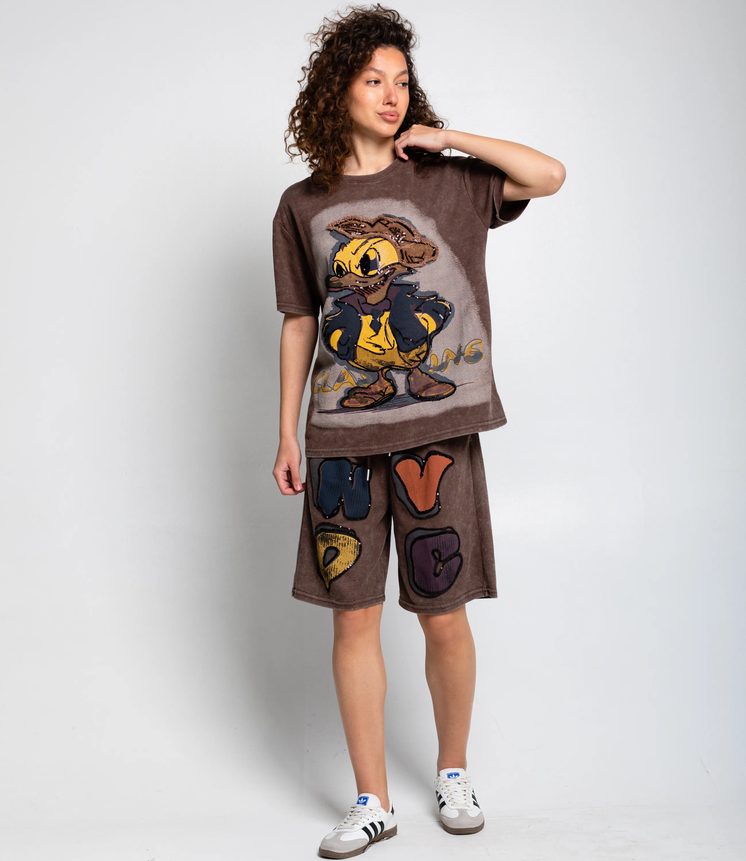 Спортивный костюм #КТ300776, коричневый - фото 2