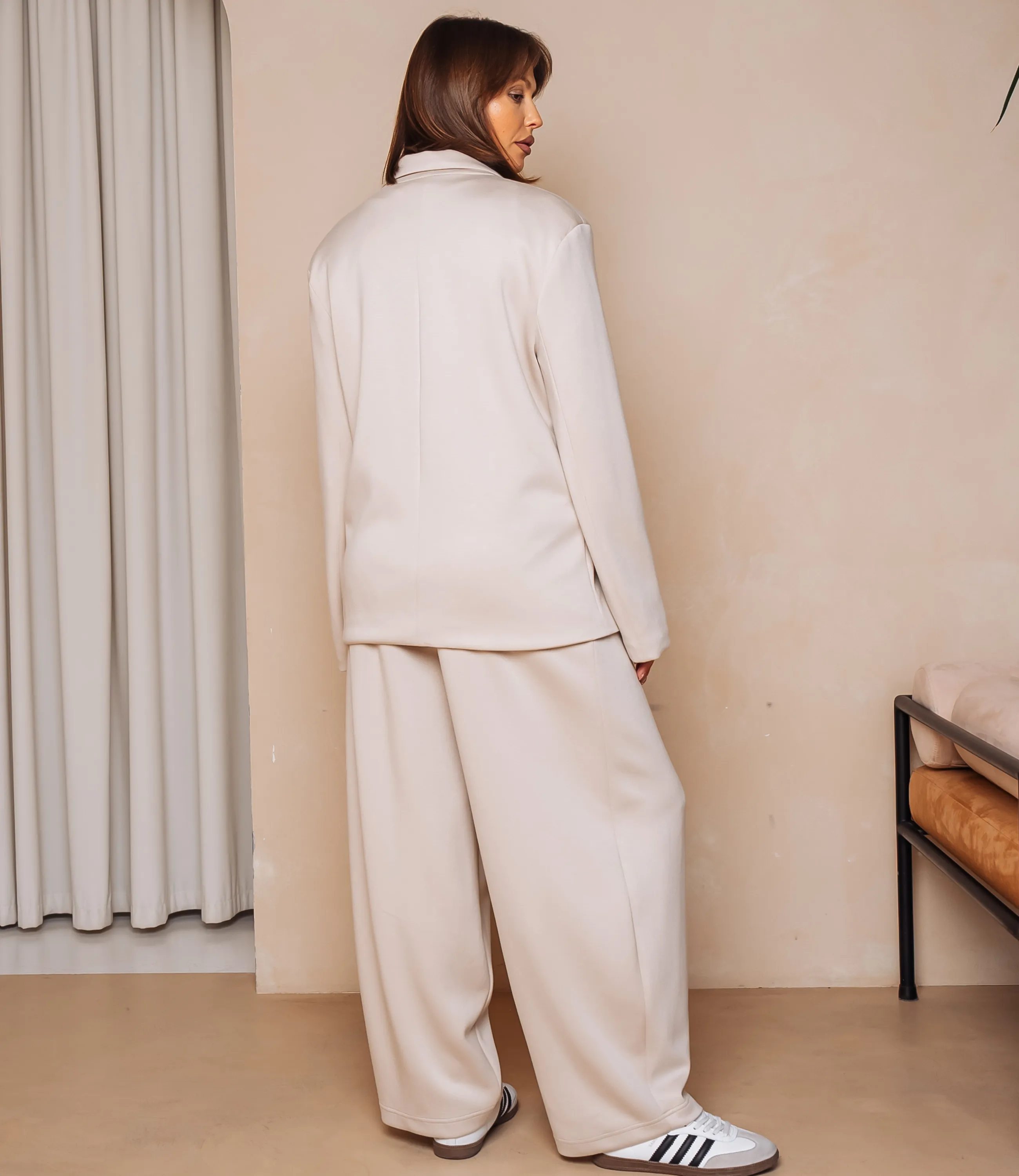Костюм #КТ1790, светло-бежевый - фото 3