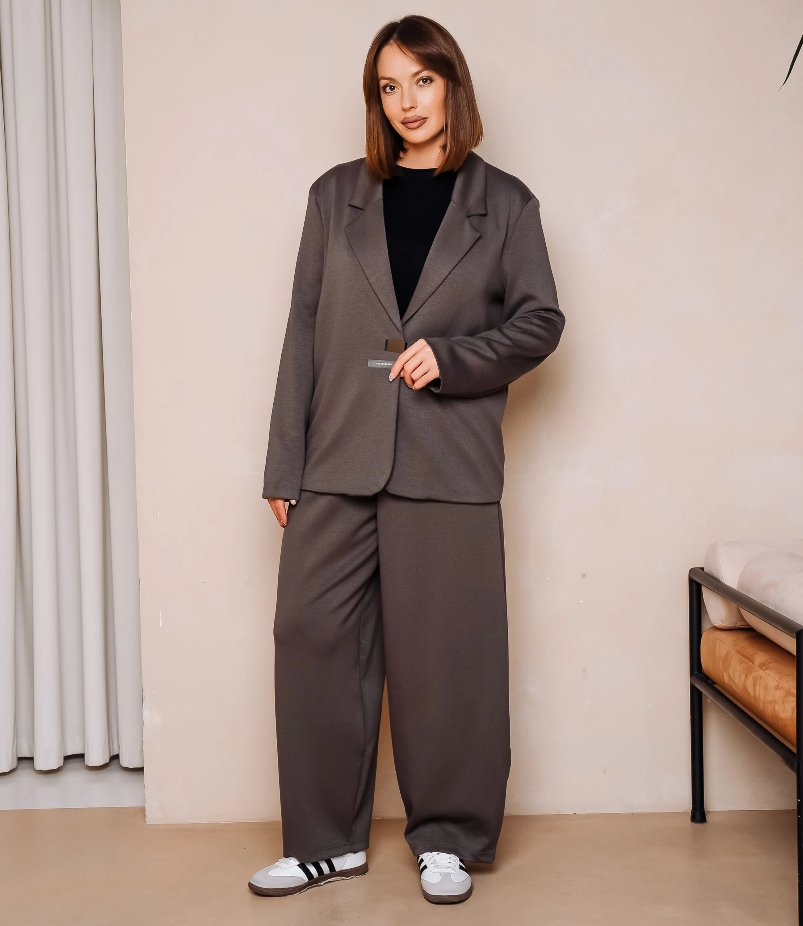 Костюм #КТ1790, графит - фото 1