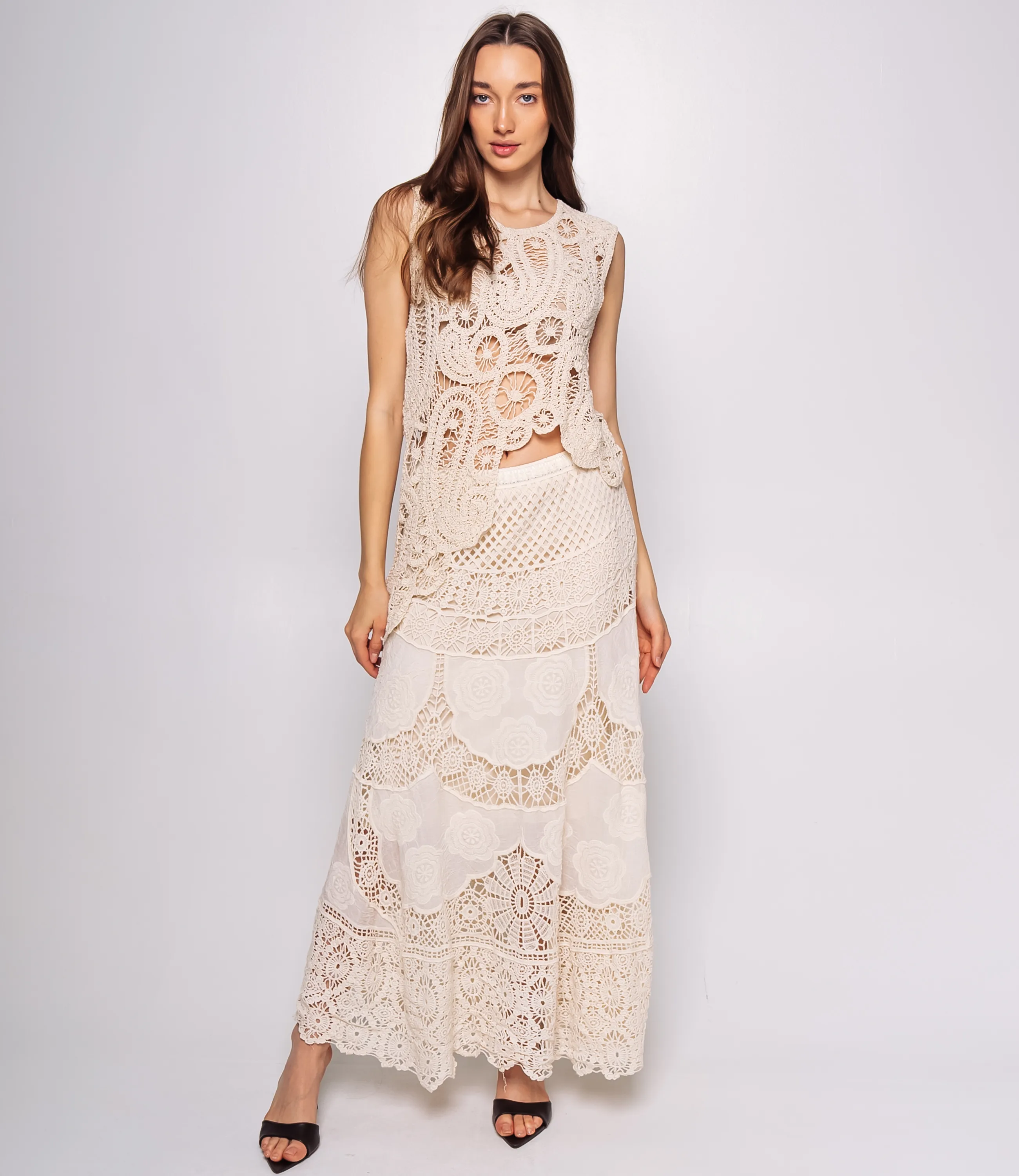 Костюм #КТ703 (4), бежевый - фото 4