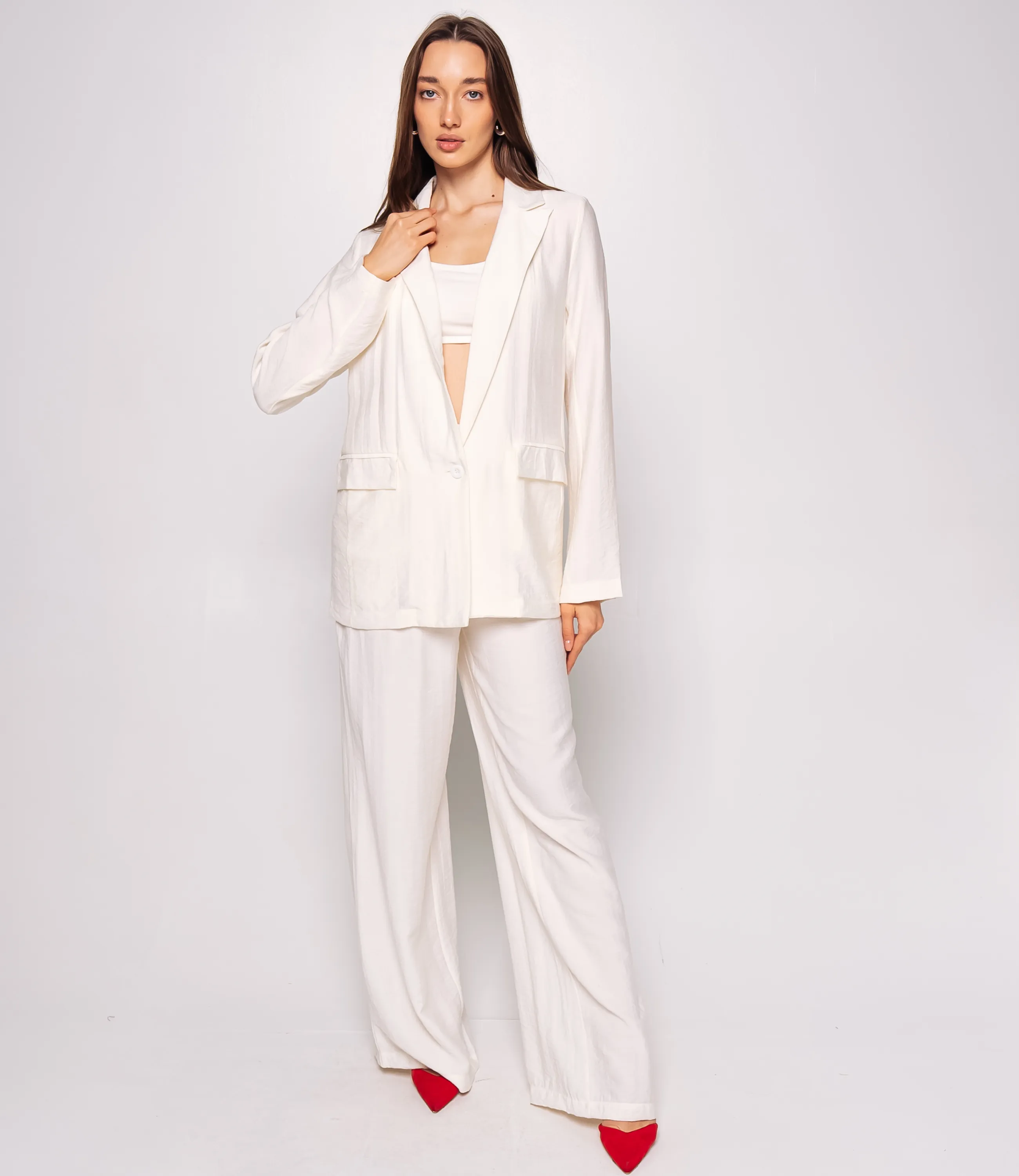 Костюм #ОКТ266002, молочный - фото 4