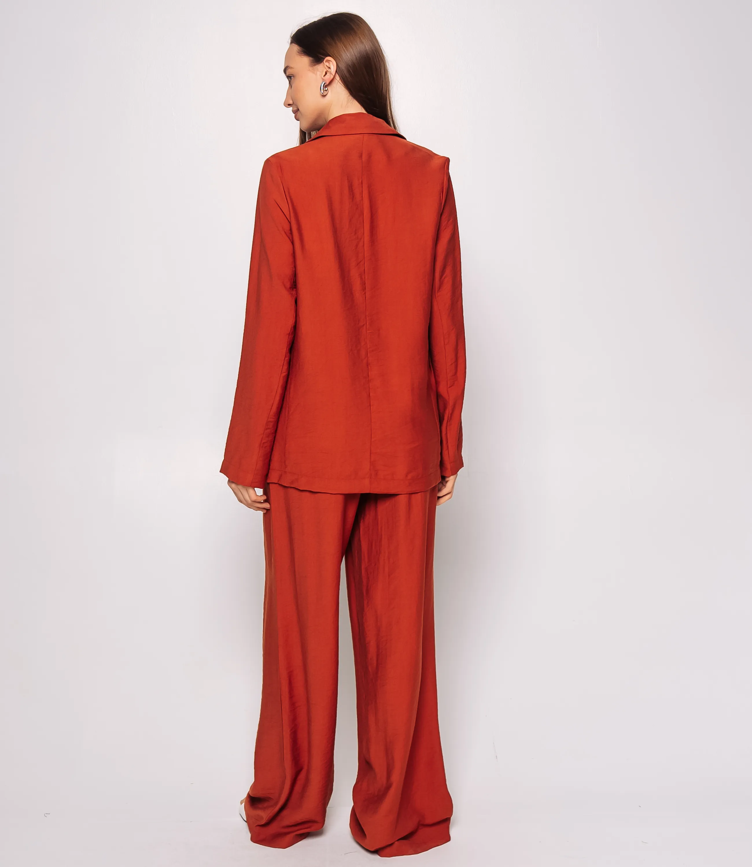 Костюм #ОКТ266002, терракотовый - фото 3
