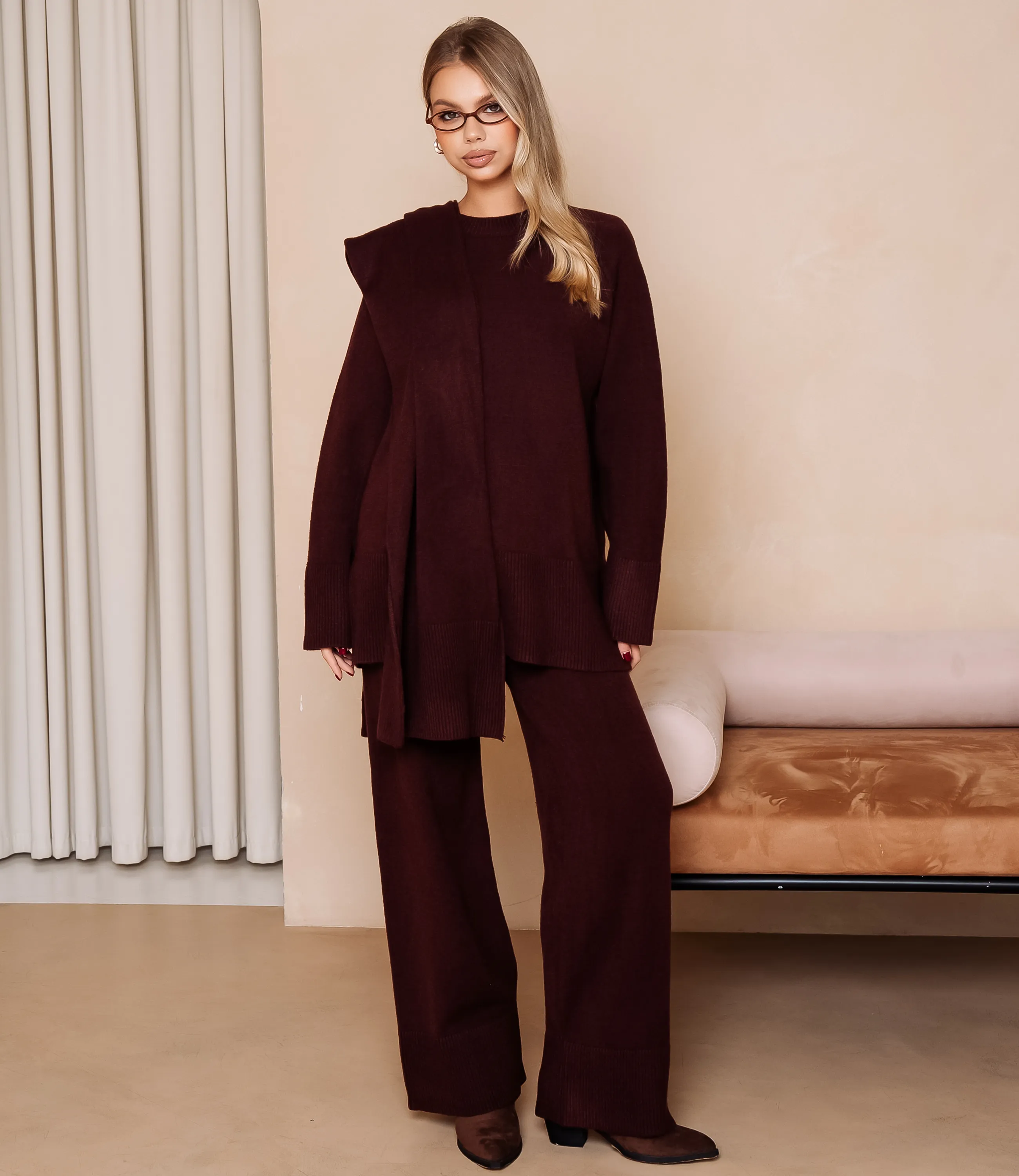 Костюм #КТ831 (6), шоколадный - фото 1