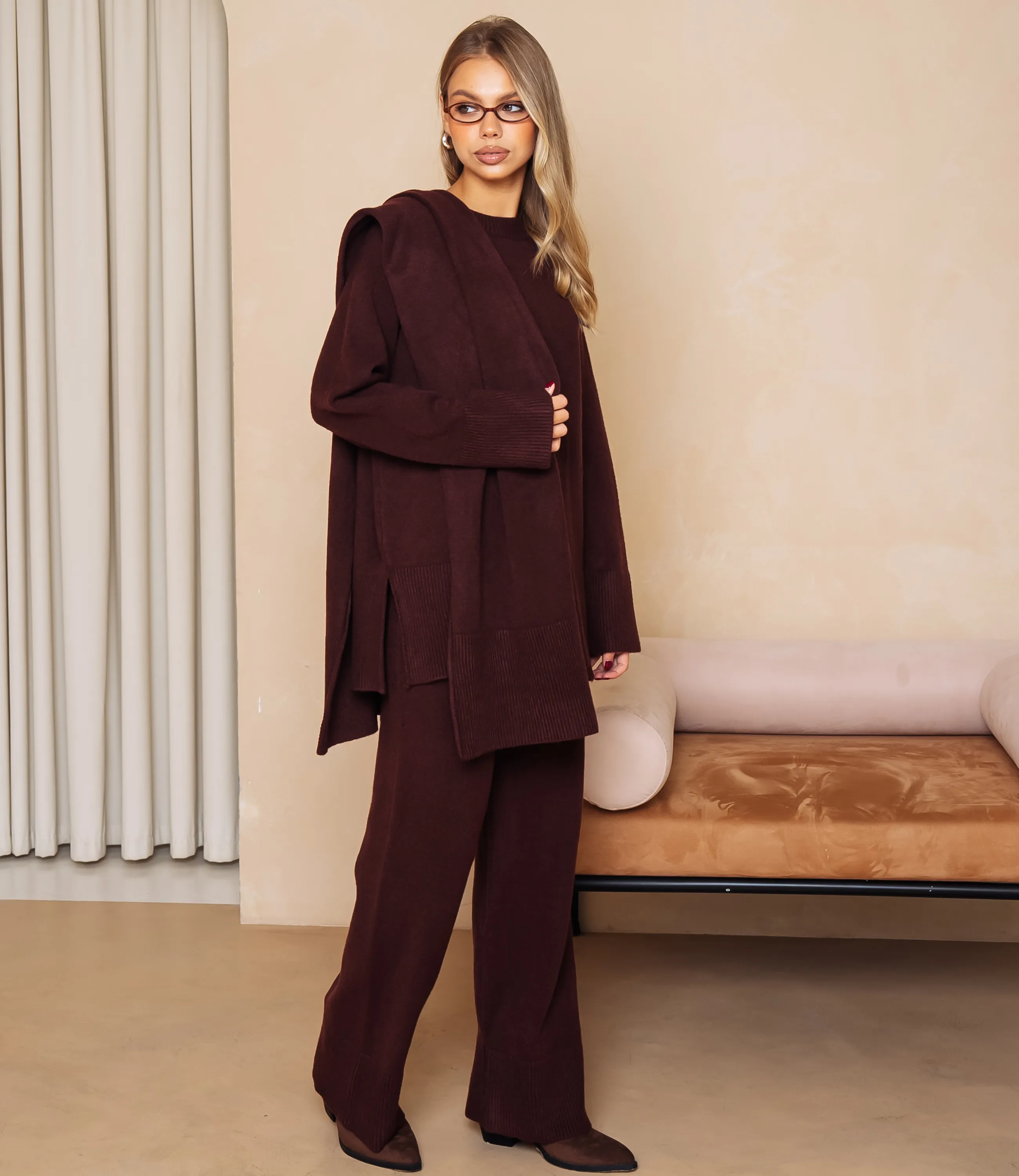 Костюм #КТ831 (6), шоколадный - фото 2