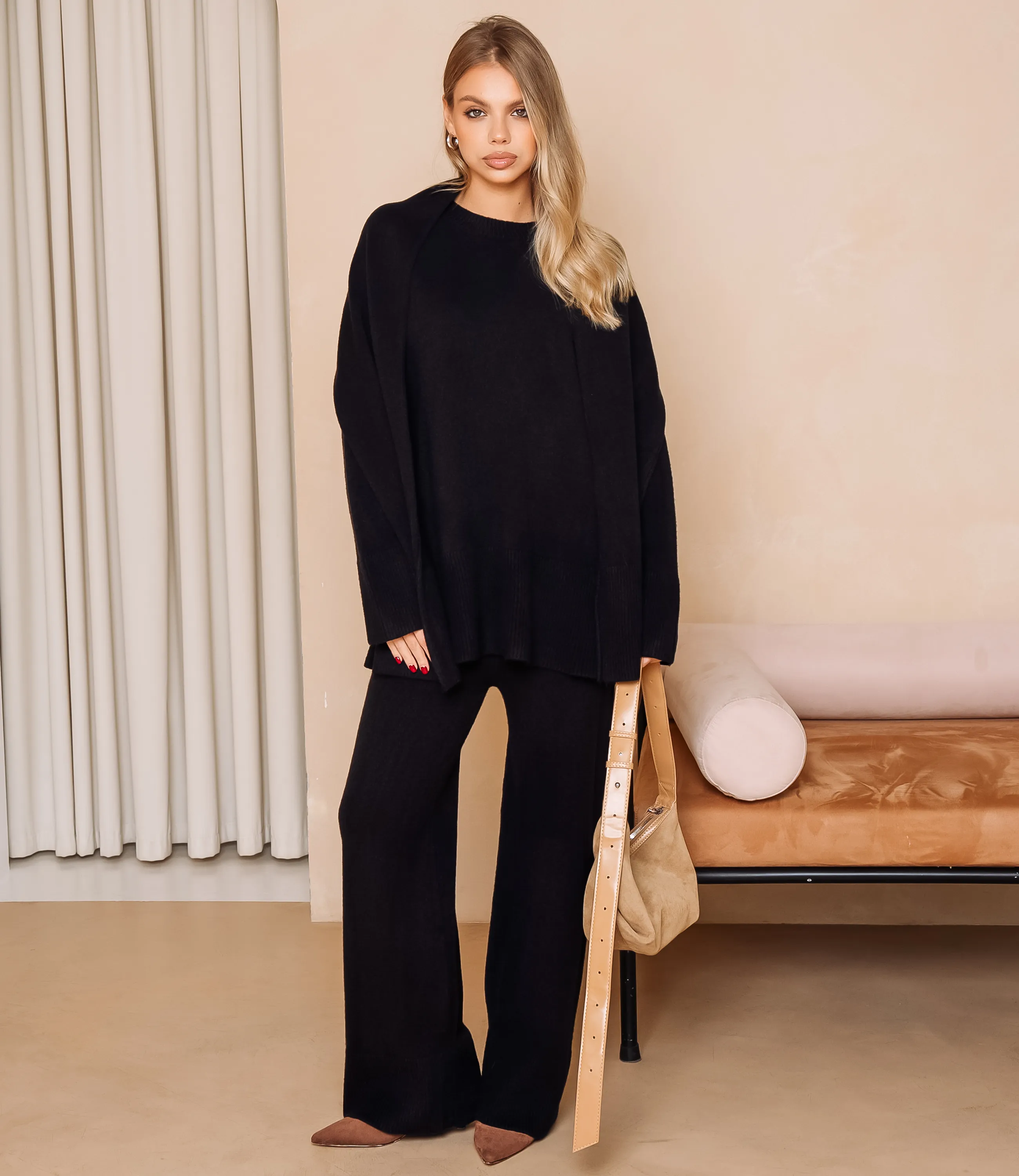 Костюм #КТ831 (6), чёрный - фото 1