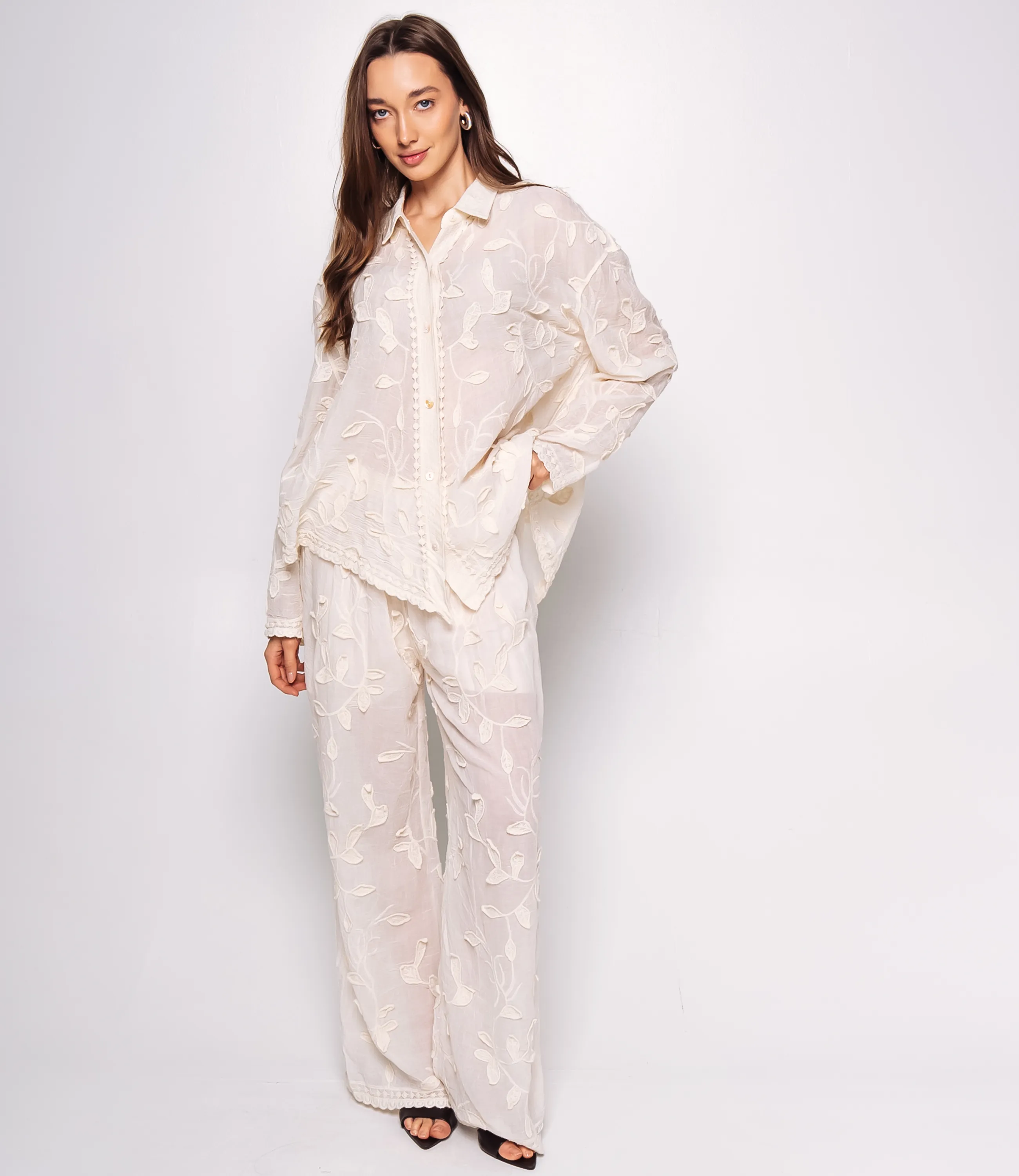 Костюм #КТ605 (5), светло-бежевый - фото 4