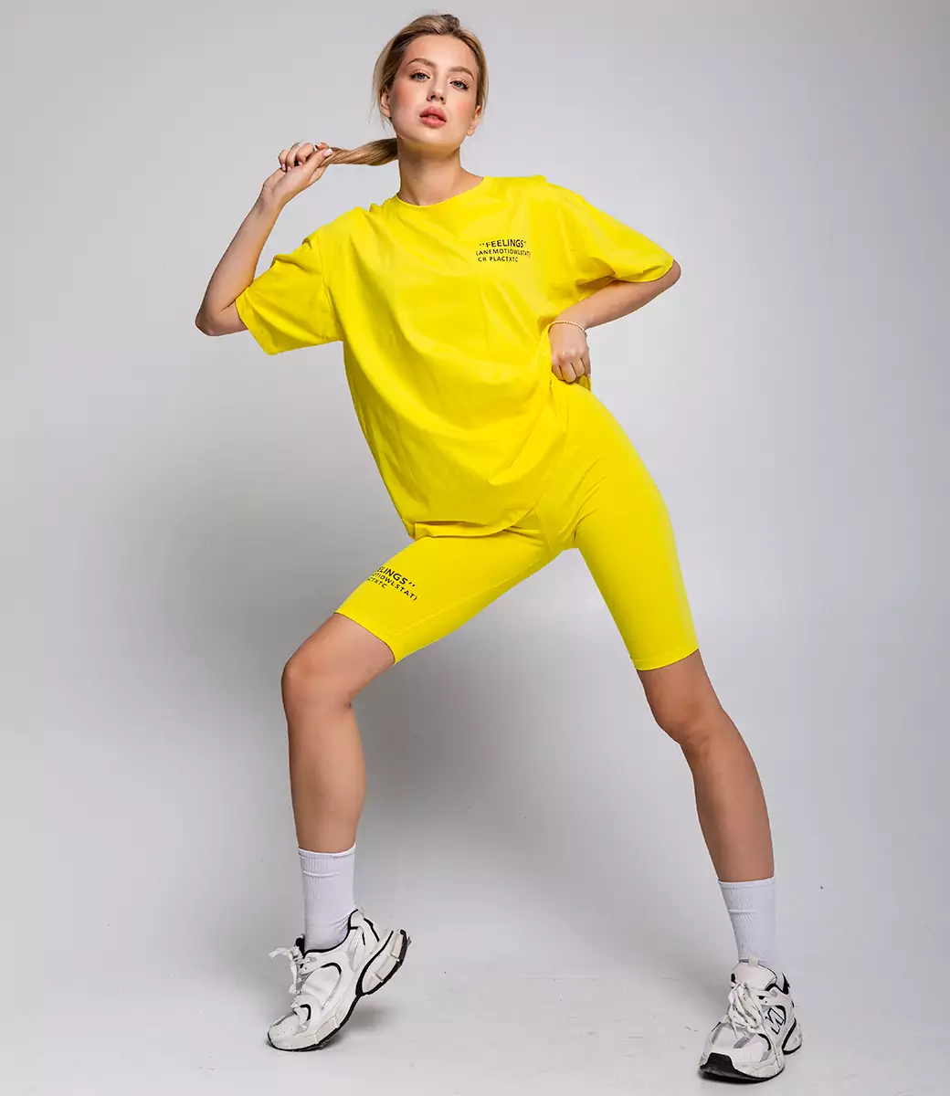 Спортивный костюм #КТD8, жёлтый - фото 4