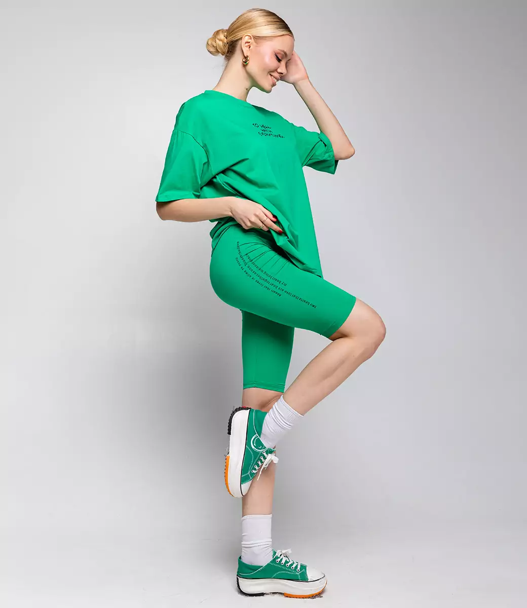 Спортивный костюм #КТD6, зелёный - фото 4