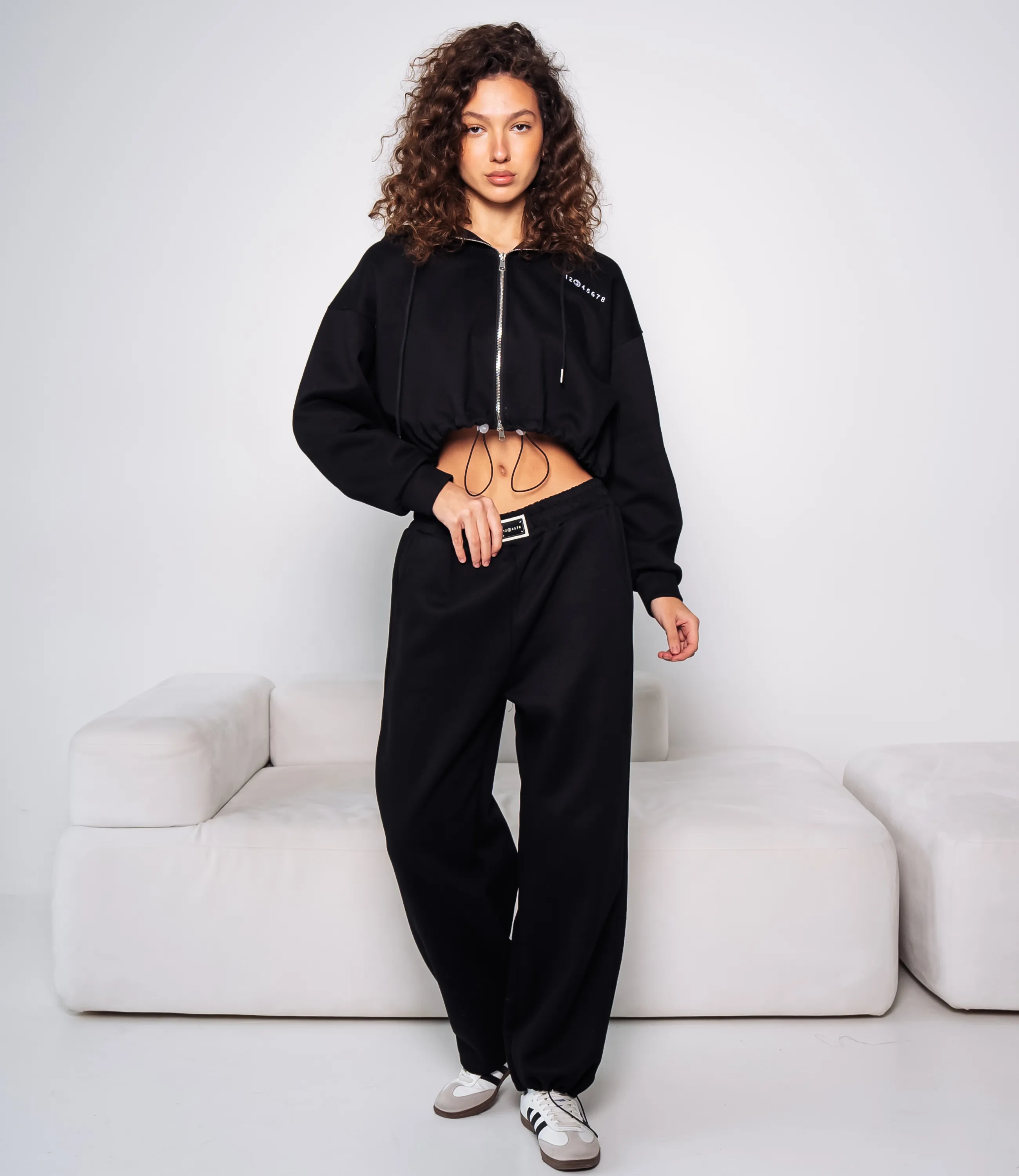 Спортивный костюм #КТ2909 (1), чёрный - фото 4