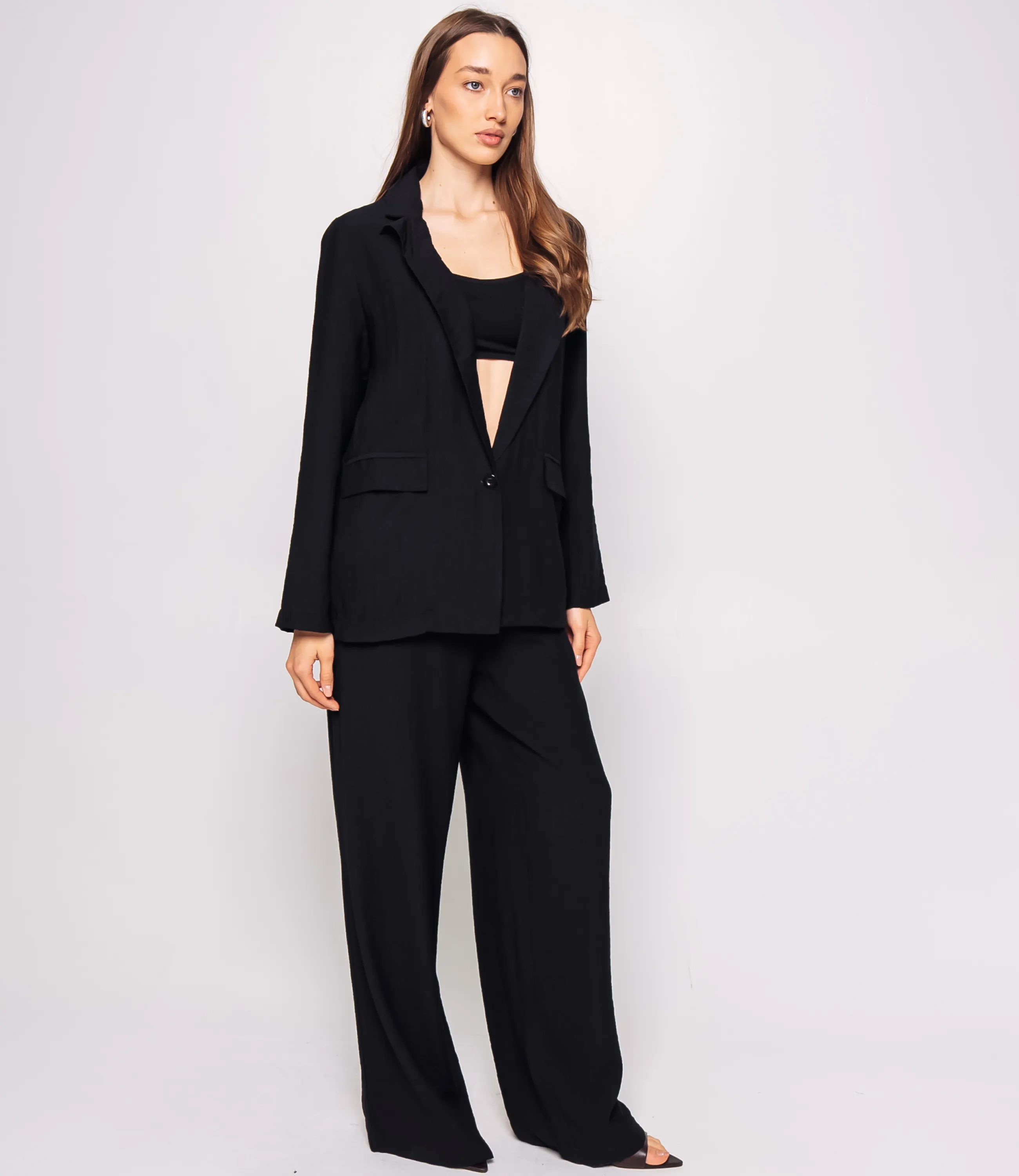 Костюм #ОКТ266002, чёрный - фото 2