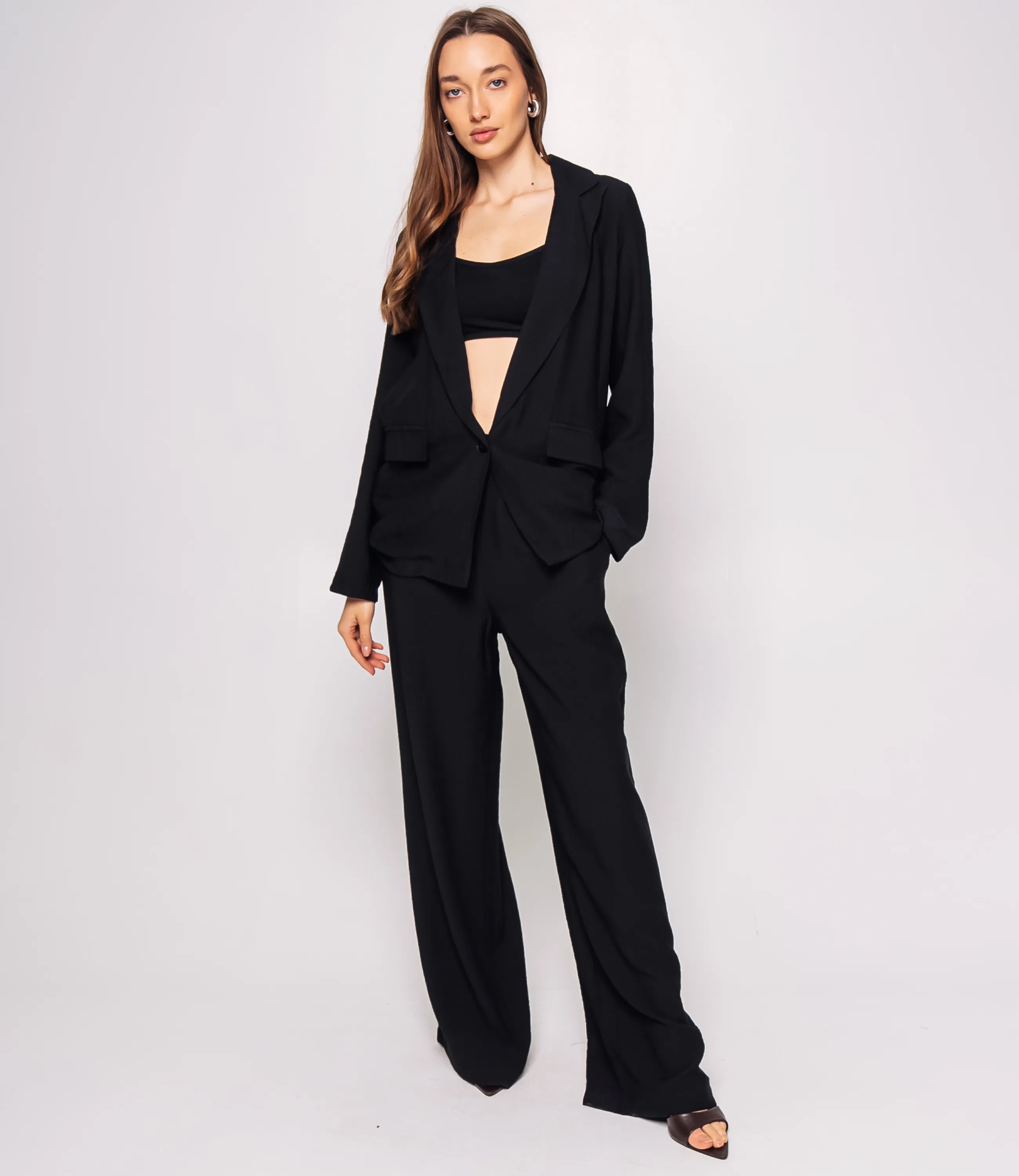 Костюм #ОКТ266002, чёрный - фото 4