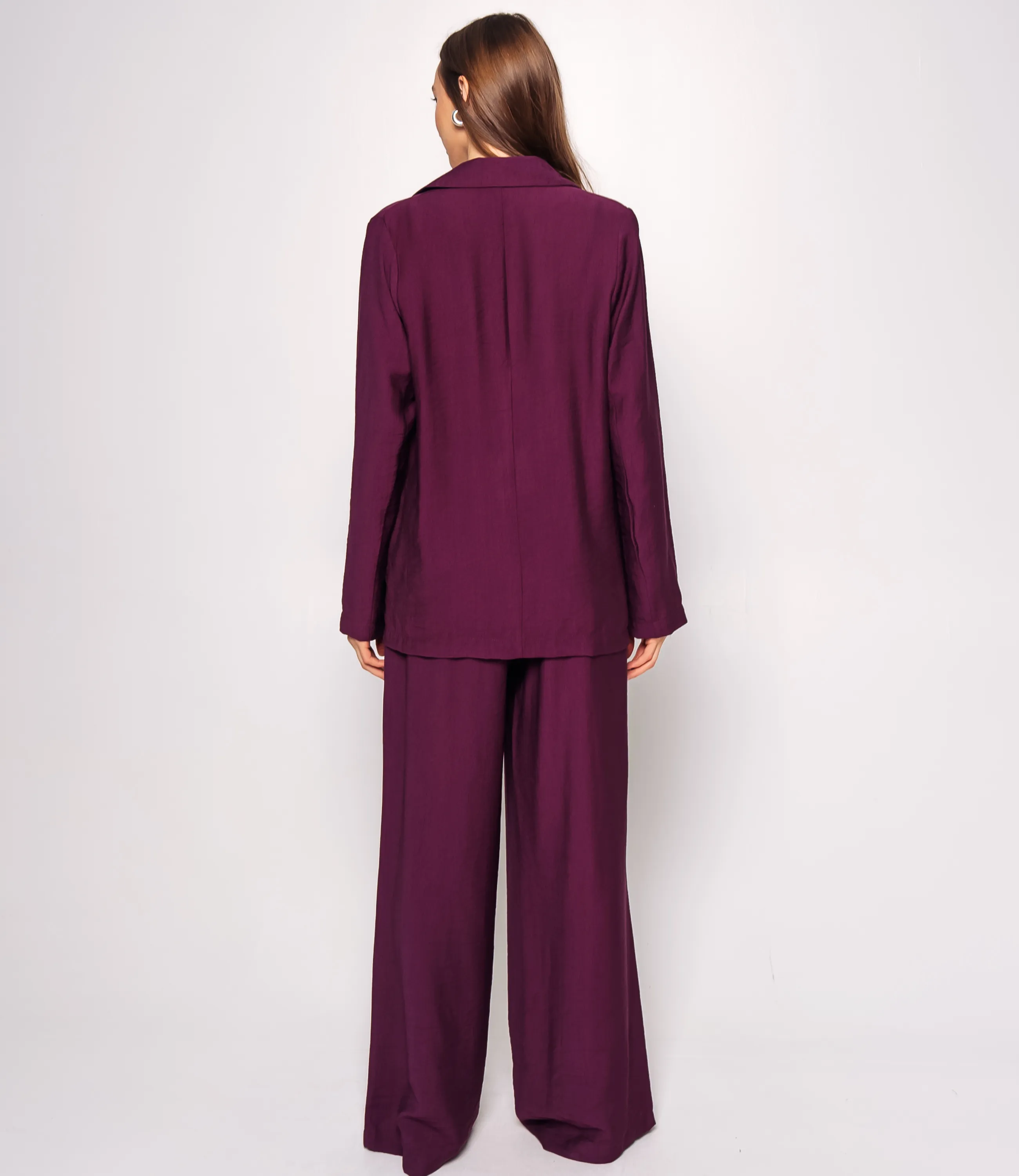 Костюм #ОКТ266002, сливовый - фото 3
