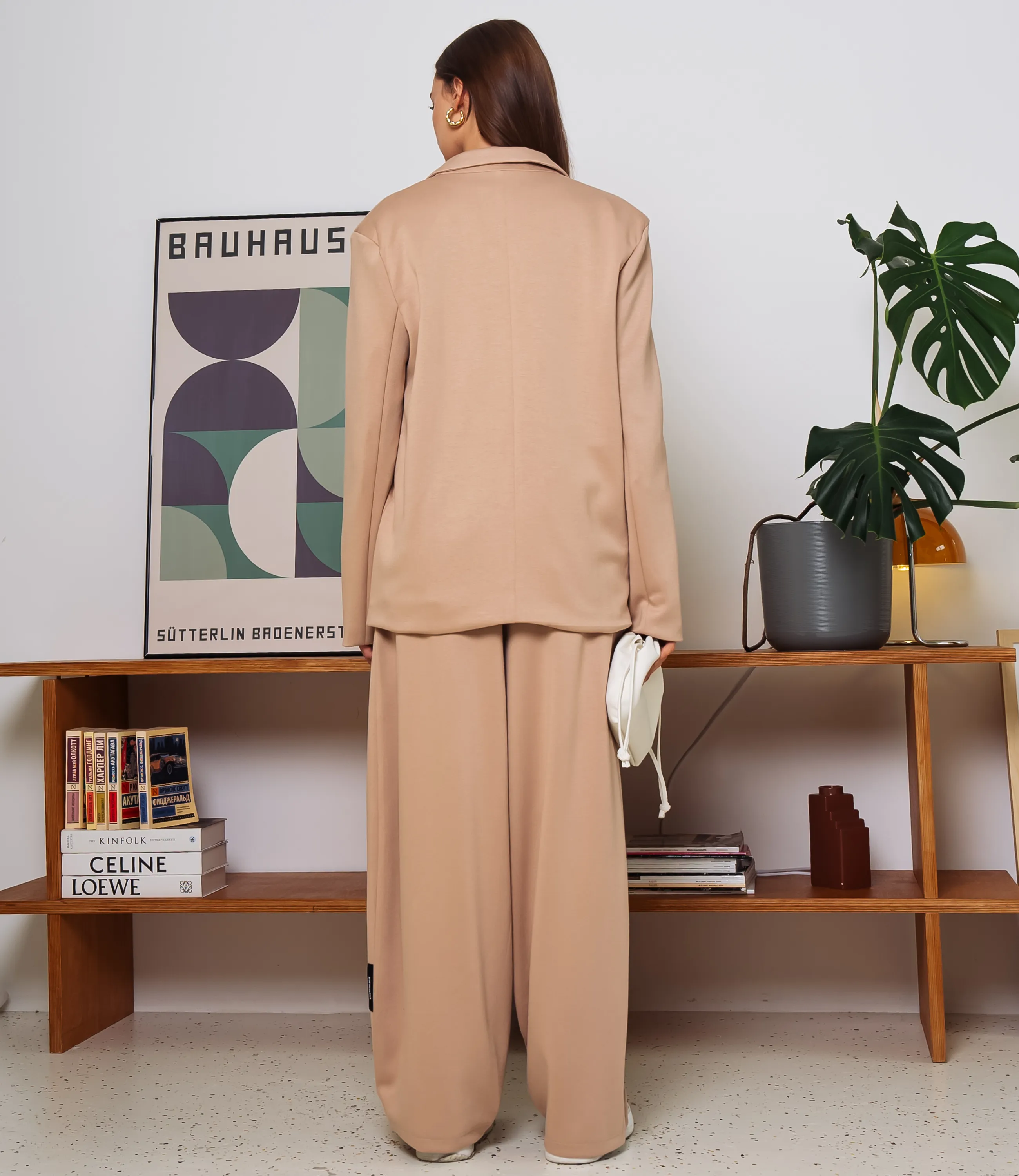 Костюм #КТ1790, бежевый - фото 4