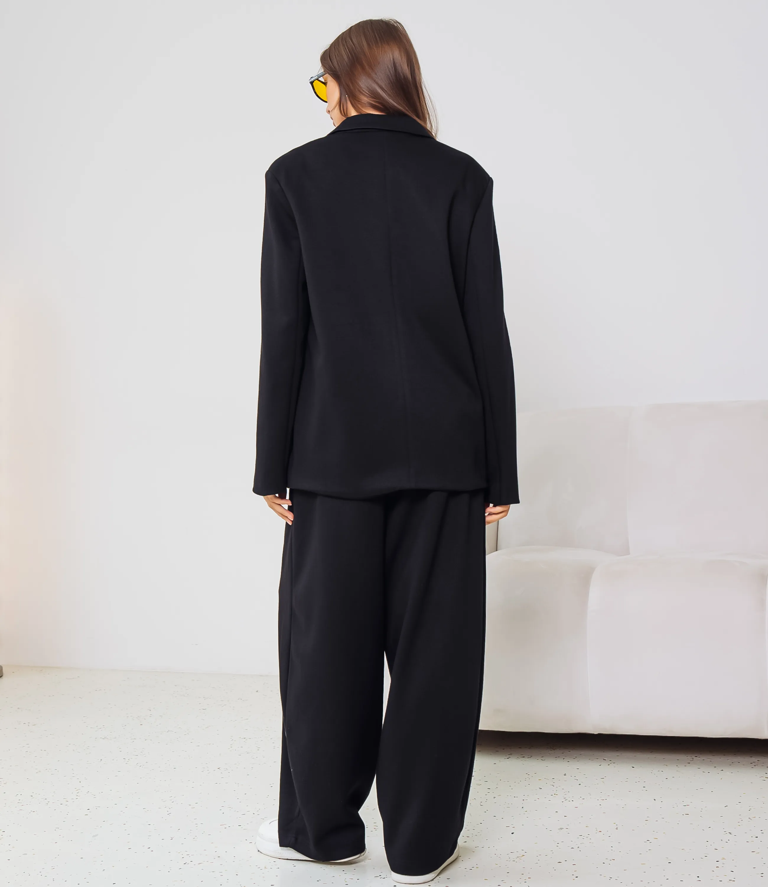 Костюм #КТ1790, чёрный - фото 3