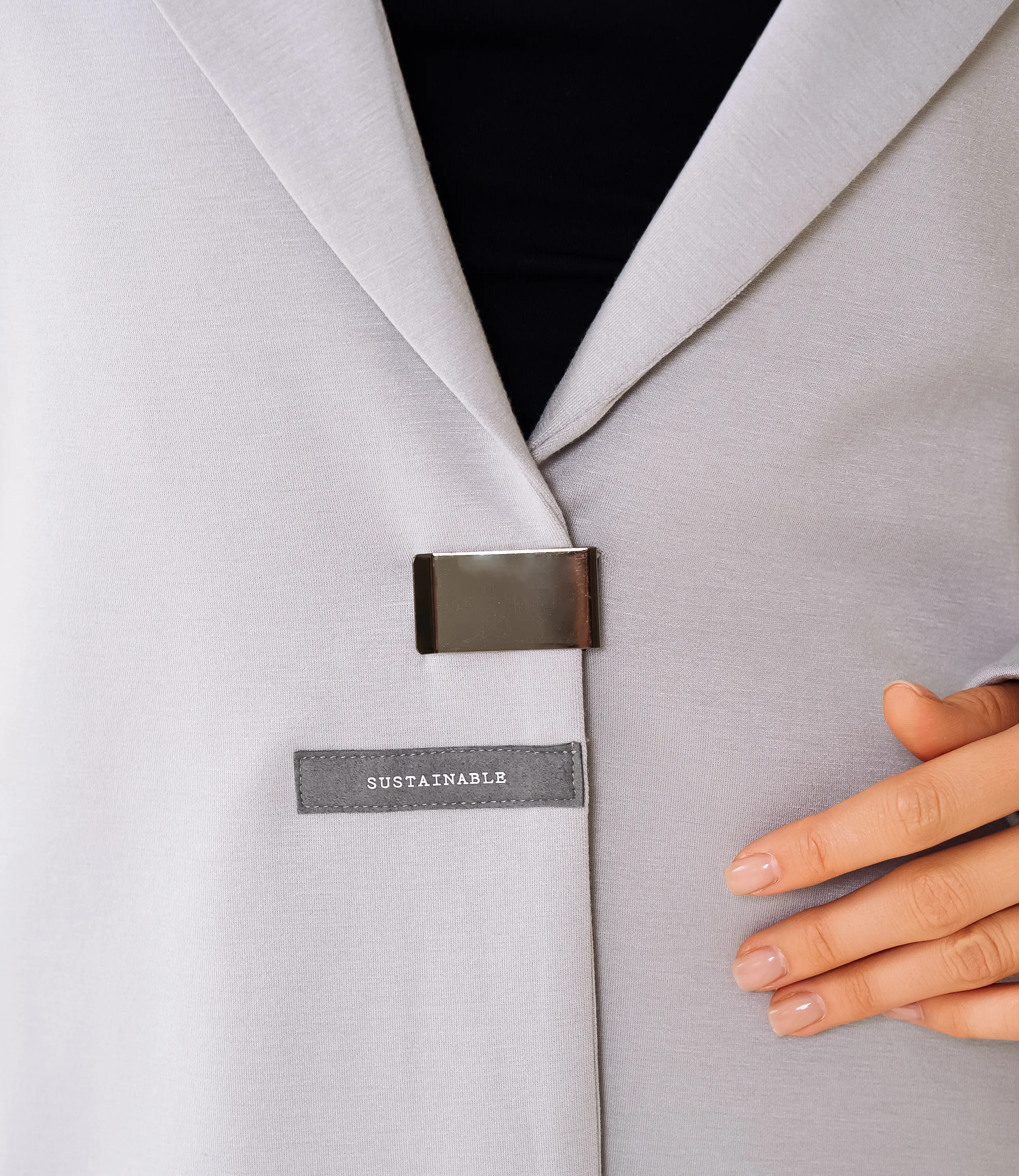 Костюм #КТ1790, серый - фото 5