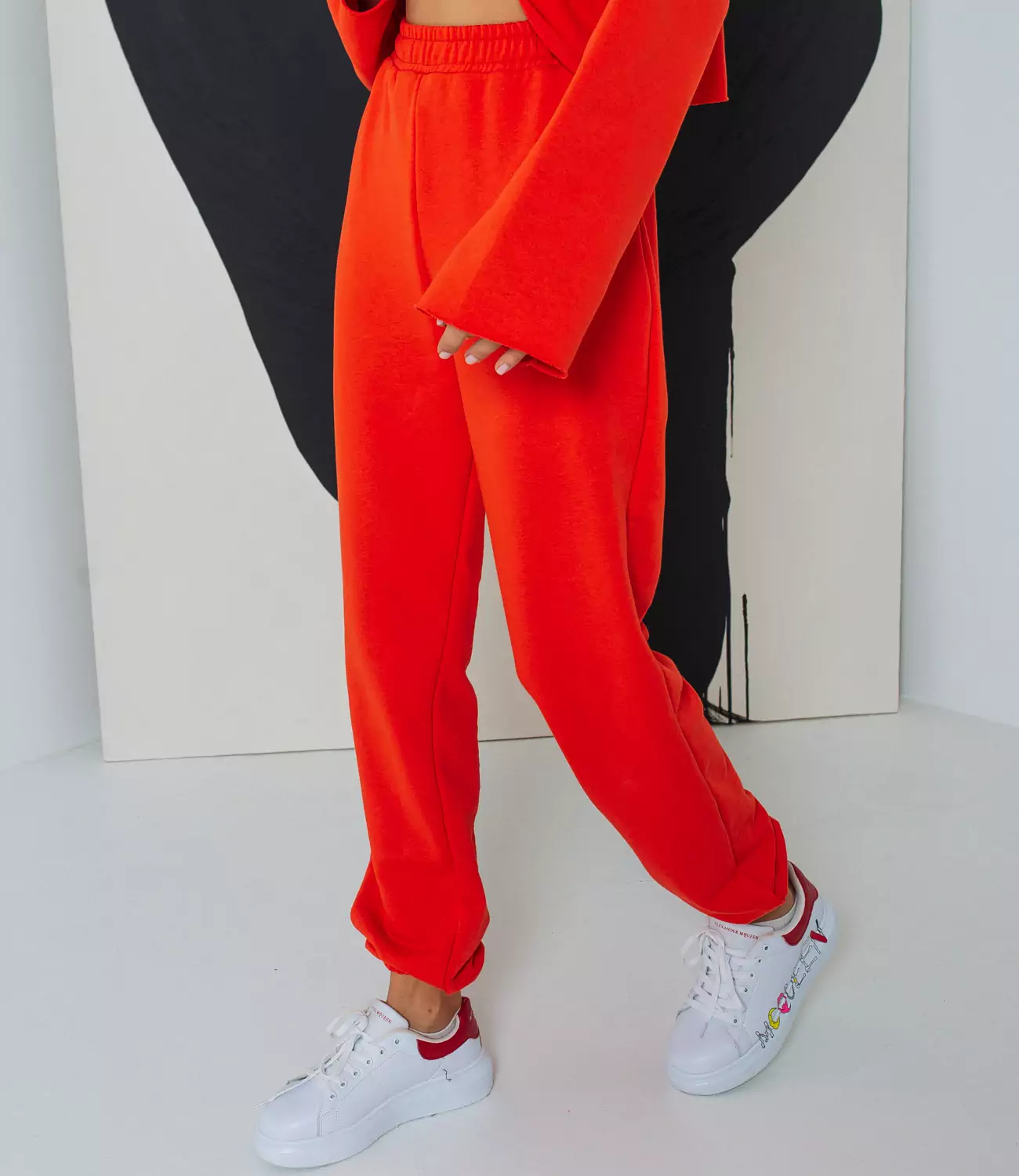 Спортивный костюм #БШ1569, оранжевый - фото 4