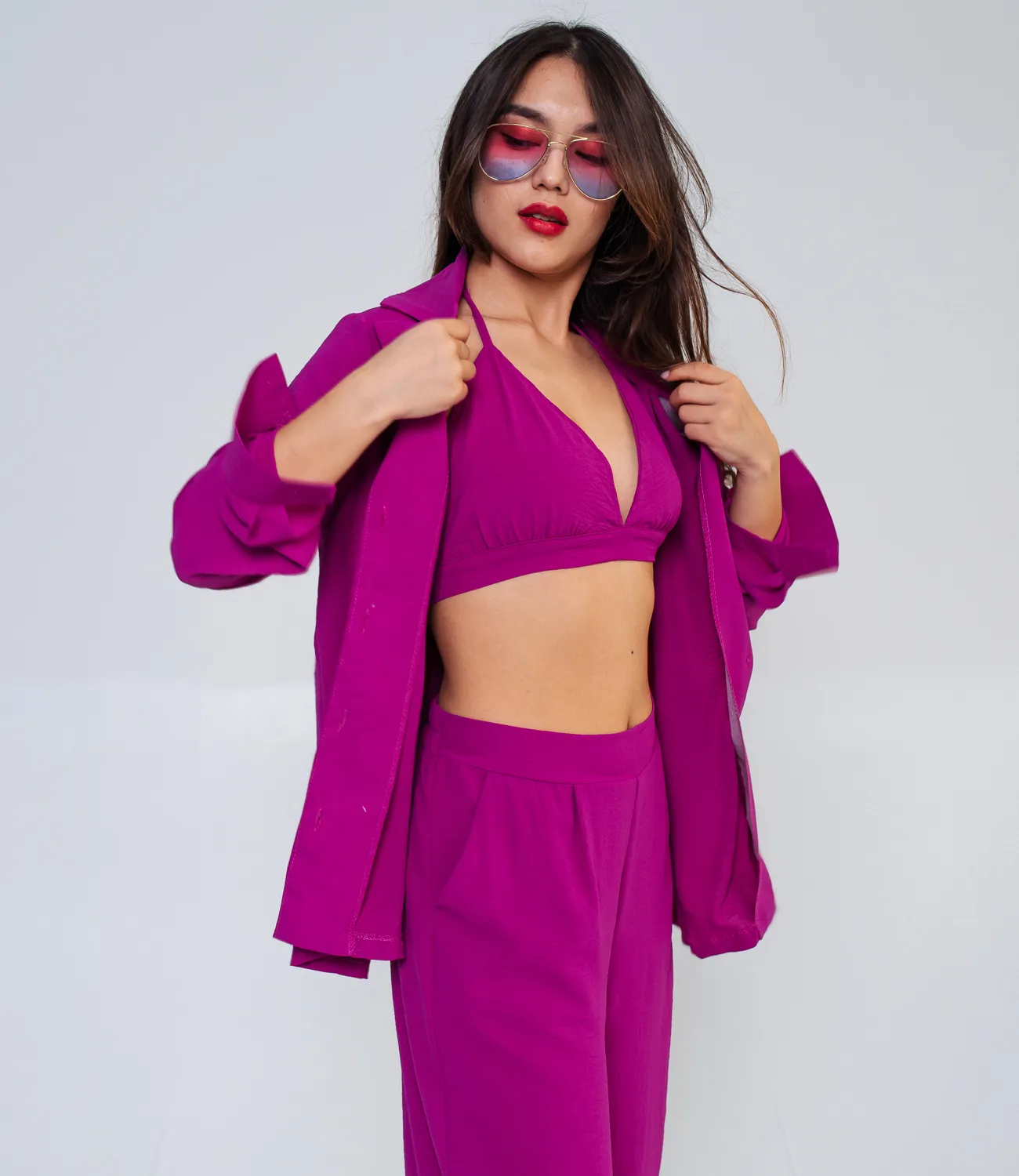 Костюм #БШ1348 (1), фиолетовый - фото 5